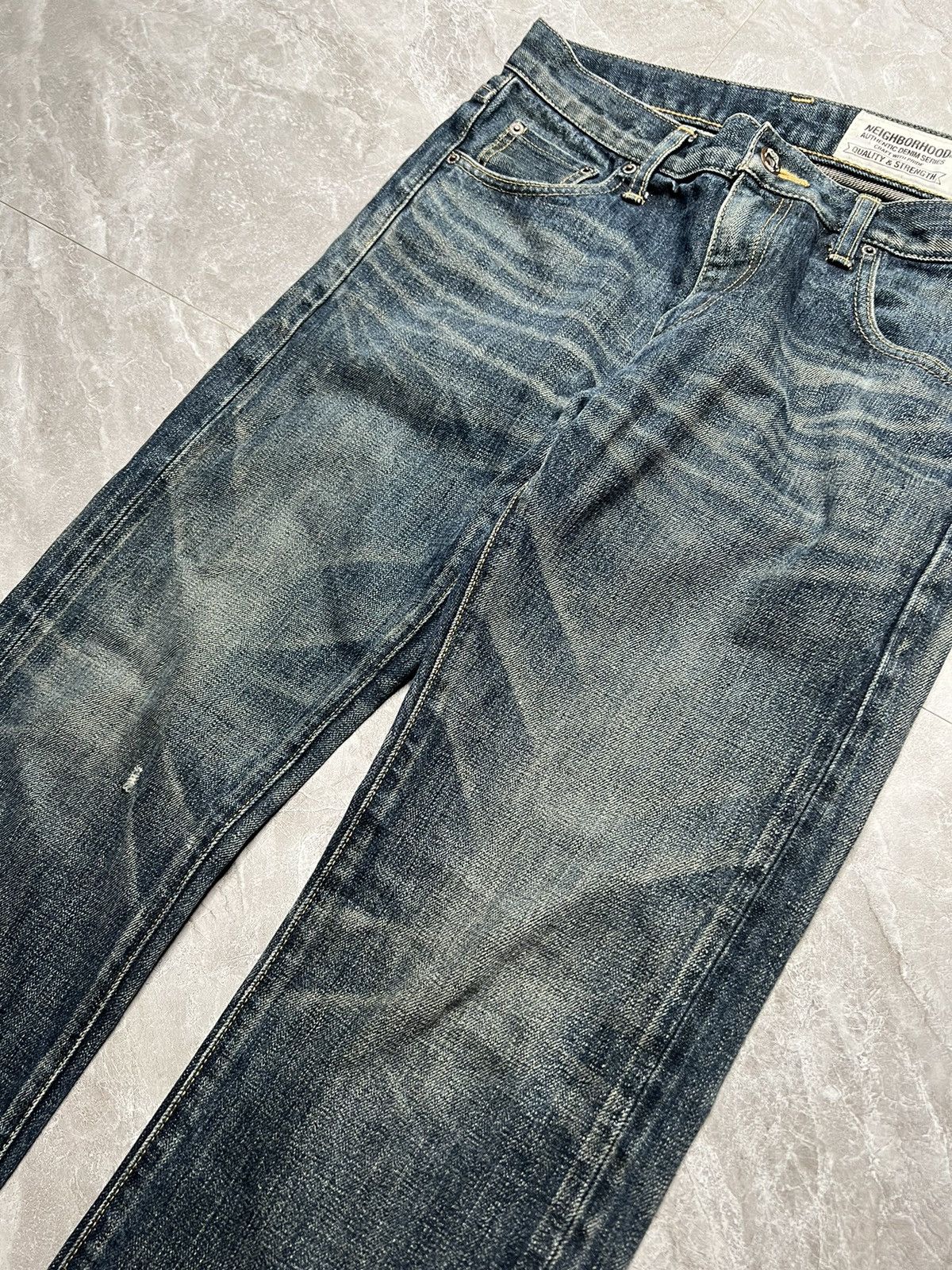 Neighborhood Neighborhood 14oz Washed Dp Narrow Jeans Size US 29 - 5 Thumbnail