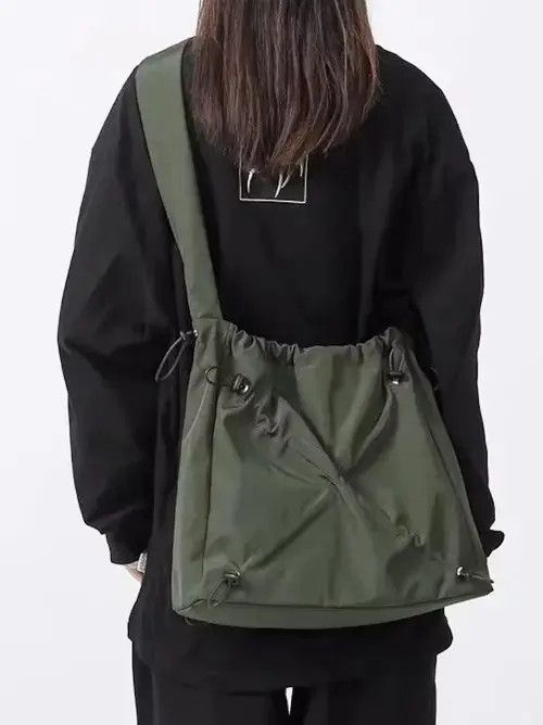 Japanese Brand × Unowned Bag Military utility ruched nylon messenger bag shoulder bag Size ONE SIZE - 1 Thumbnail