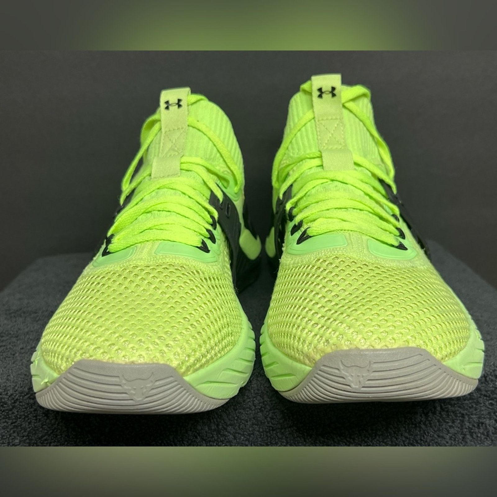 Under Armour Under Armour Project Rock 4 'Quirky Lime' Green/Black Men Size US 11.5 / EU 44-45 - 4 Thumbnail