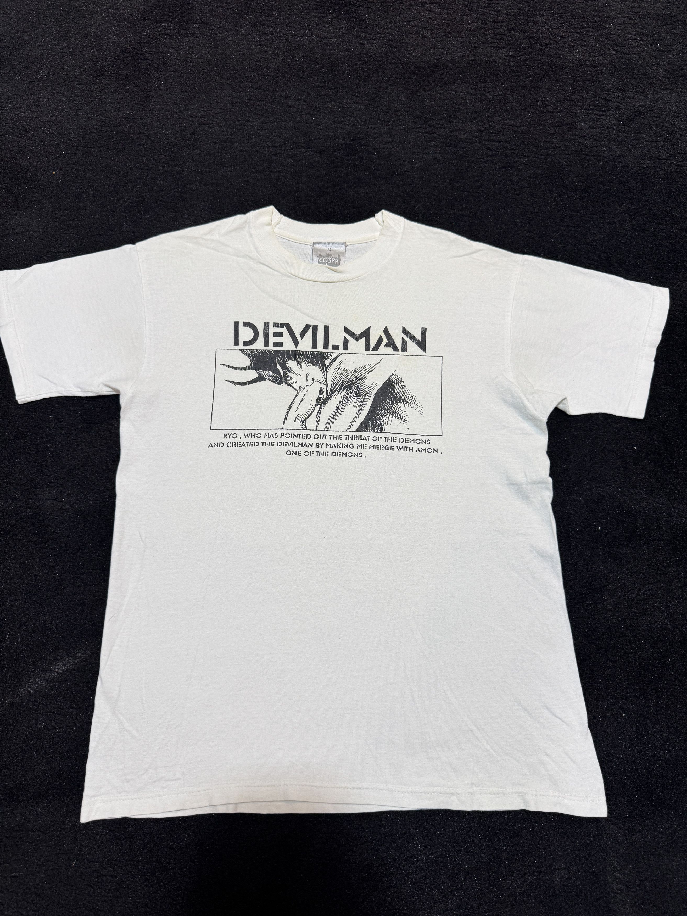 Anime Vintage OG 98 Cospa Devilman Anime Akira Evangelion T shirt Size US M / EU 48-50 / 2 - 1 Thumbnail