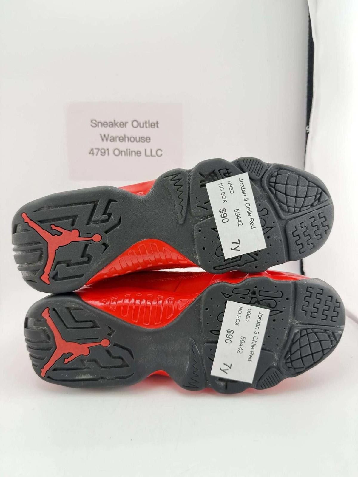 Jordan Brand Jordan 9 Chile Red 7Y Used No Box Size US 7 / EU 40 - 5 Thumbnail