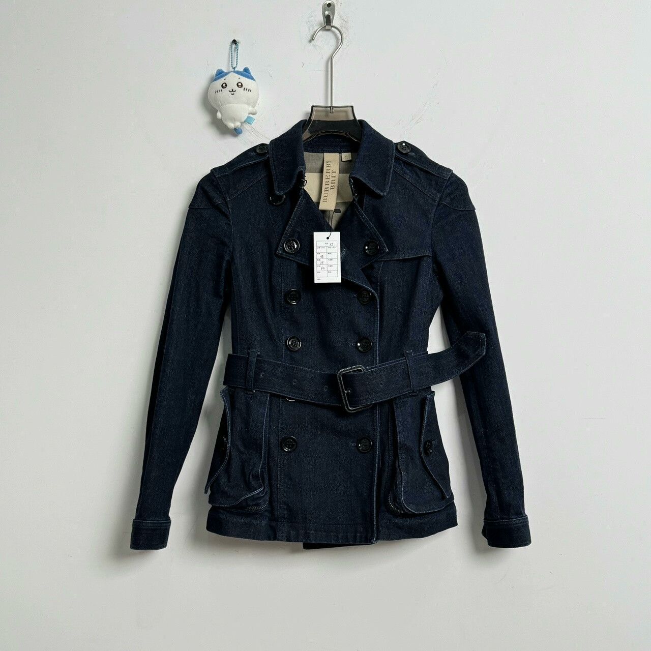 Burberry Burberry Denim Trench Coat XS Size XS / US 0-2 / IT 36-38 - 1 Thumbnail