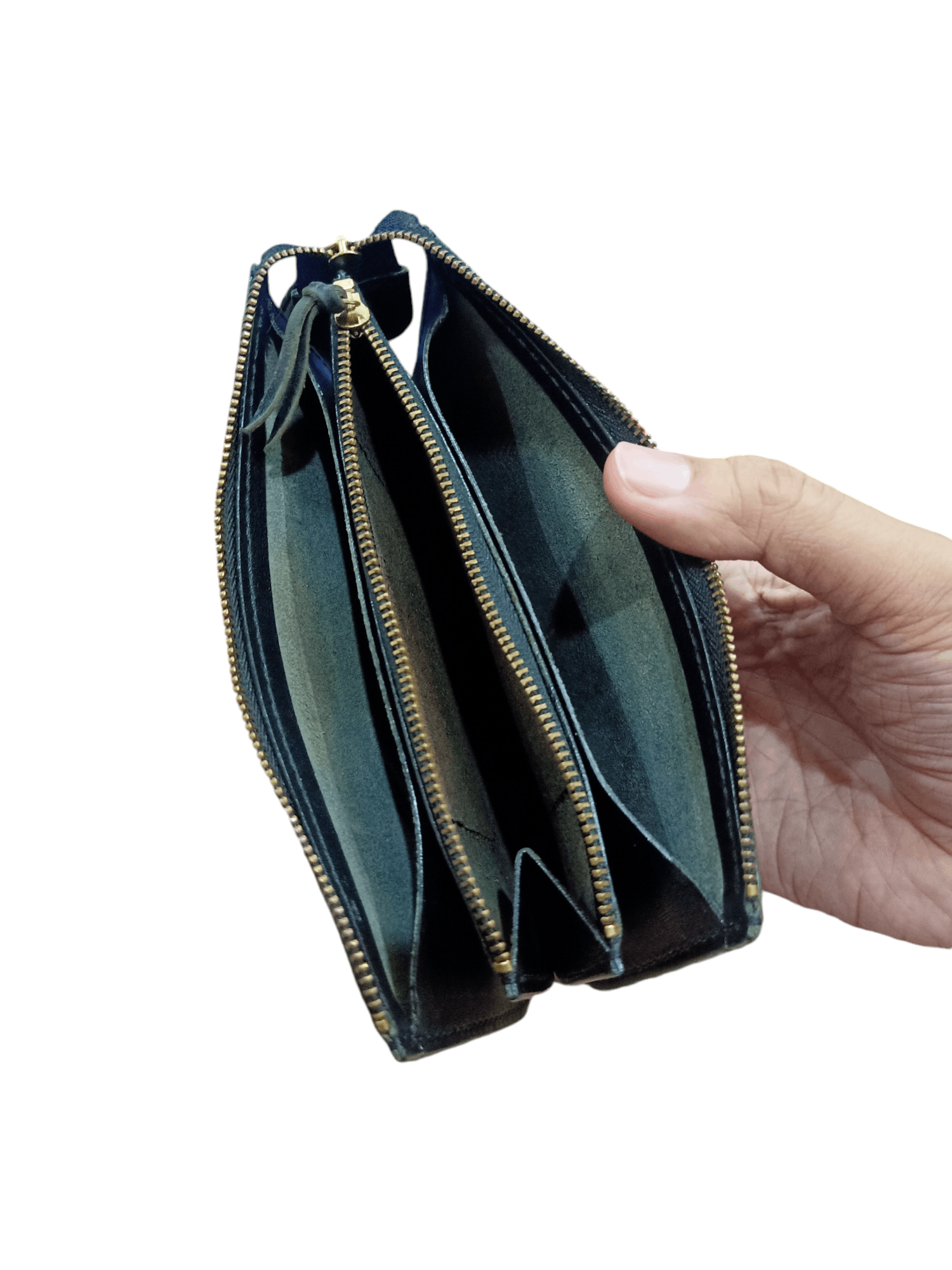 Genuine Leather × Japanese Brand Rhythmos The Zip Leather Wallet Size ONE SIZE - 8 Thumbnail
