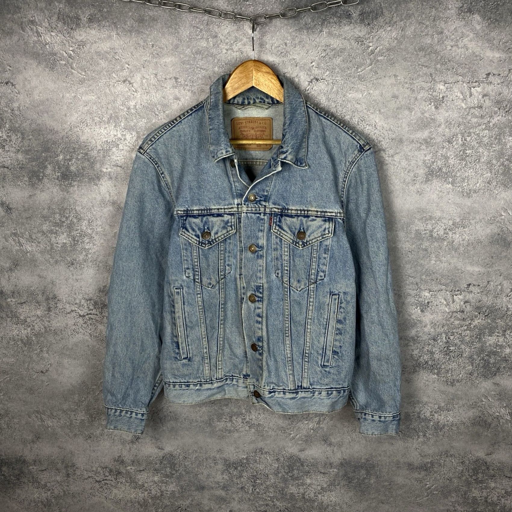 Levi's Levi'S Denim Trucker Jacket Blue Cotton Retro S Size Size US S / EU 44-46 / 1 - 2 Thumbnail