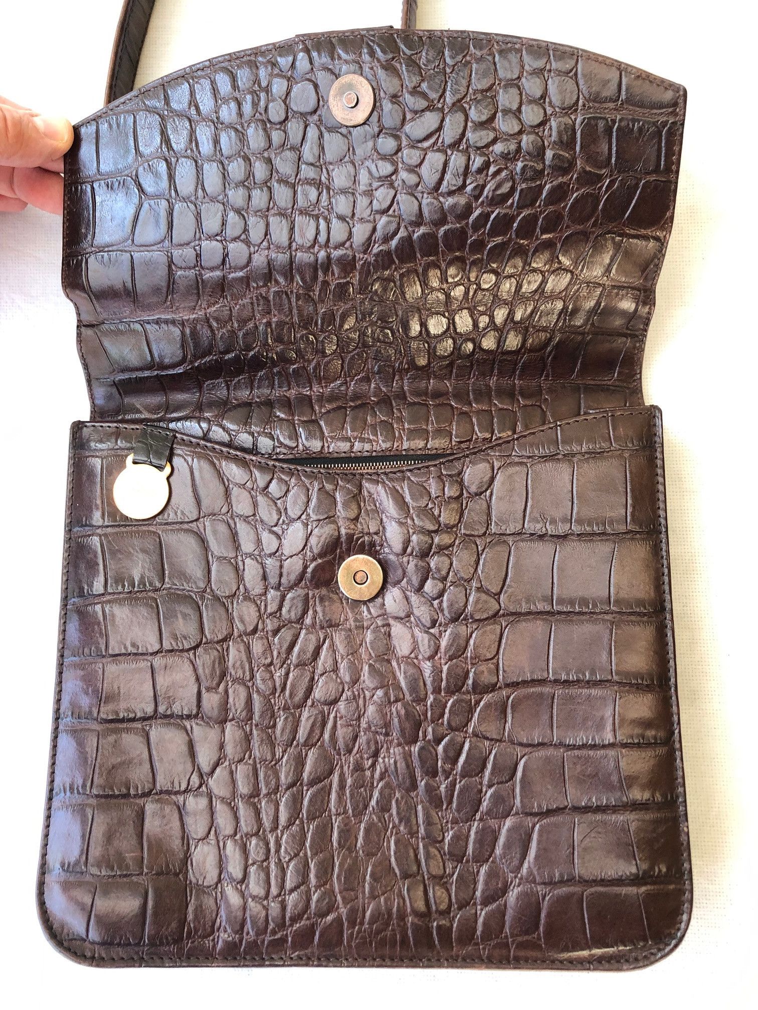 Mulberry Mulberry Women's Crocodile Embossed Small Shoulder Bag Size ONE SIZE - 2 Thumbnail