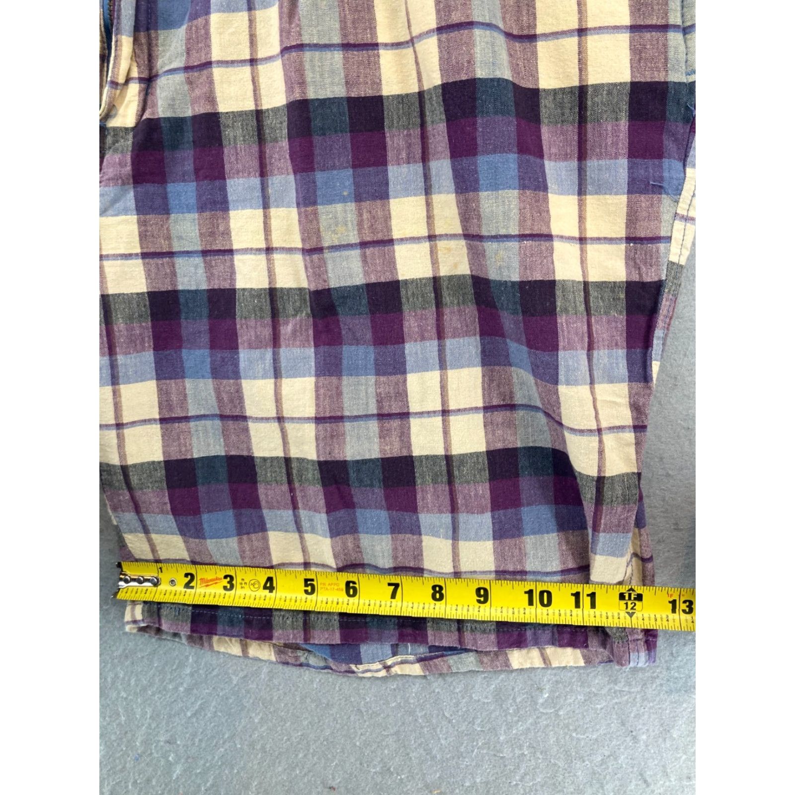 Vintage Duck Head Men's Shorts 42 Plaid Canvas Chino Casual Slim Mid 90s American Mens Size US 42 / EU 58 - 5 Thumbnail