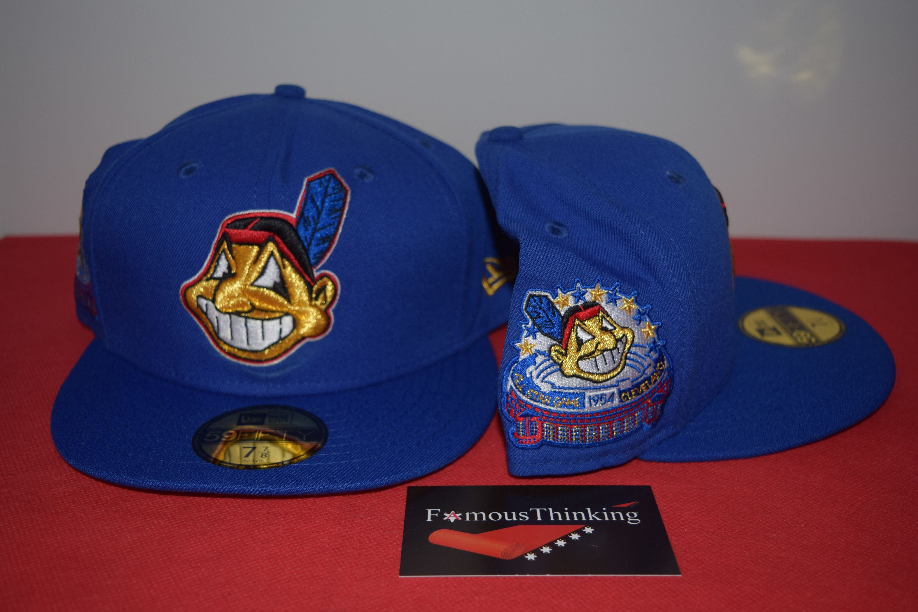 New Era New Era Cleveland Indians Chief Wahoo All Star Fitted Hat Size ONE SIZE - 10 Thumbnail