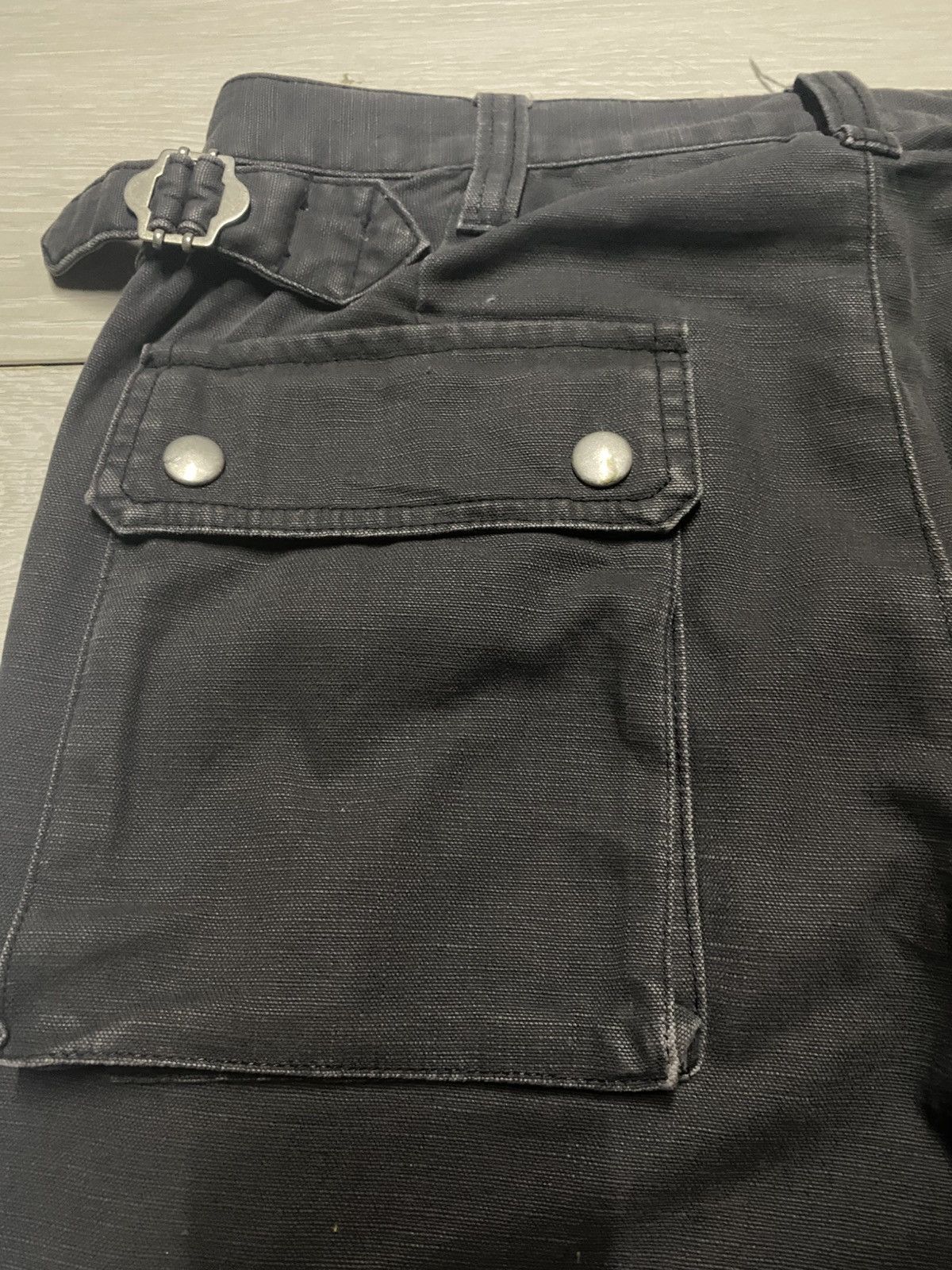 Tultex Vintage Tultex Outdoor Buckle Distressed Denim Enough Baggy Size US 28 / EU 44 - 7 Thumbnail