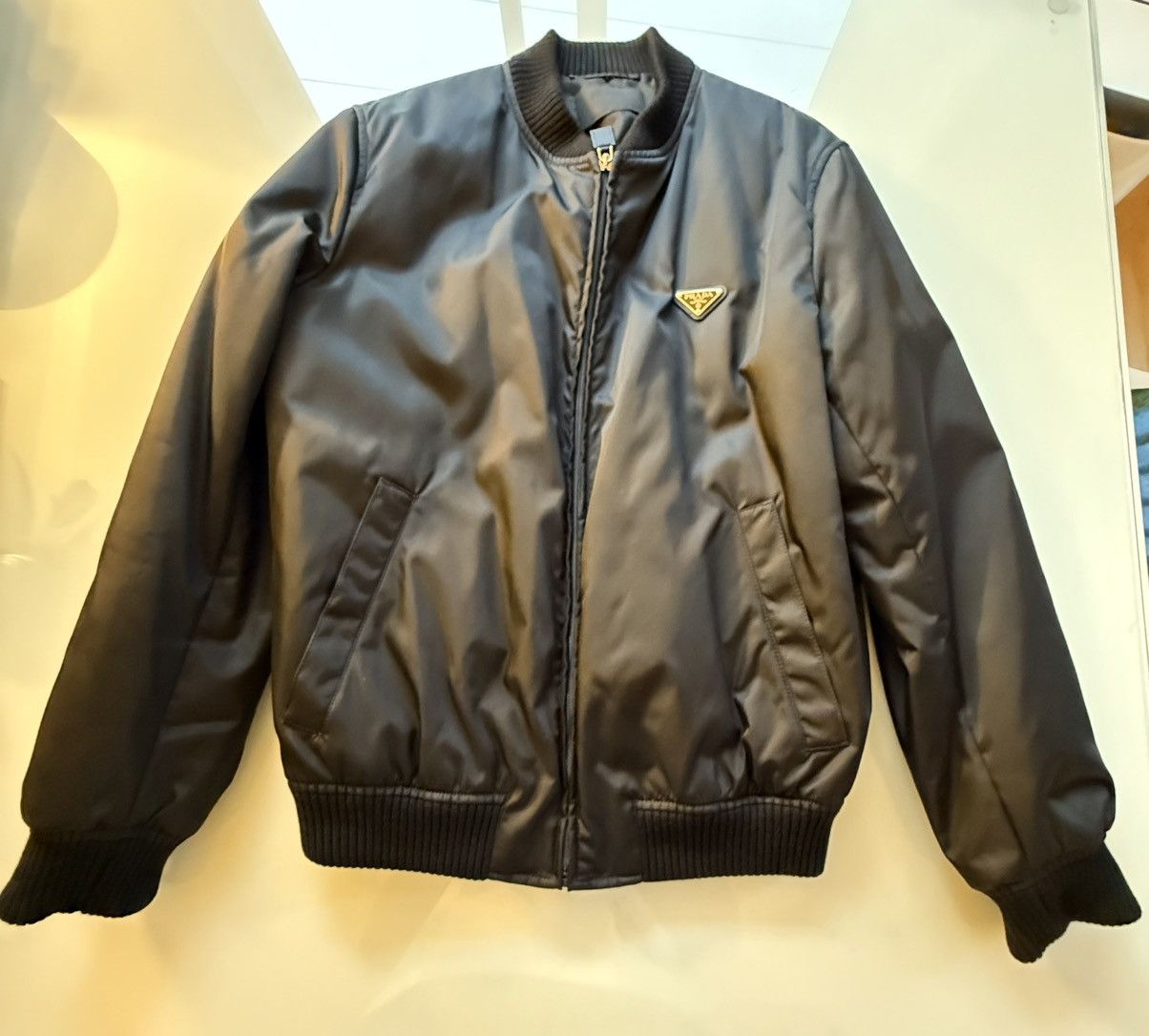 Prada Prada Nylon Bomber Size 50 Size US L / EU 52-54 / 3 - 1 Thumbnail