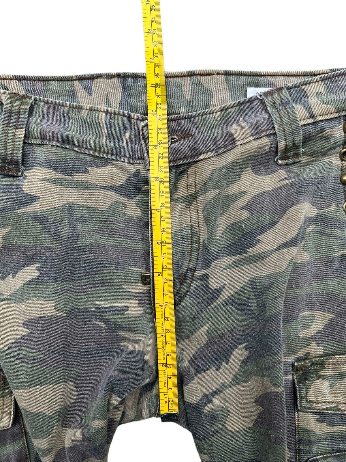 semanticdesign SD Flare Japan Multipocket Camo Lowrise Pants 31x33 Size US 31 - 13 Thumbnail