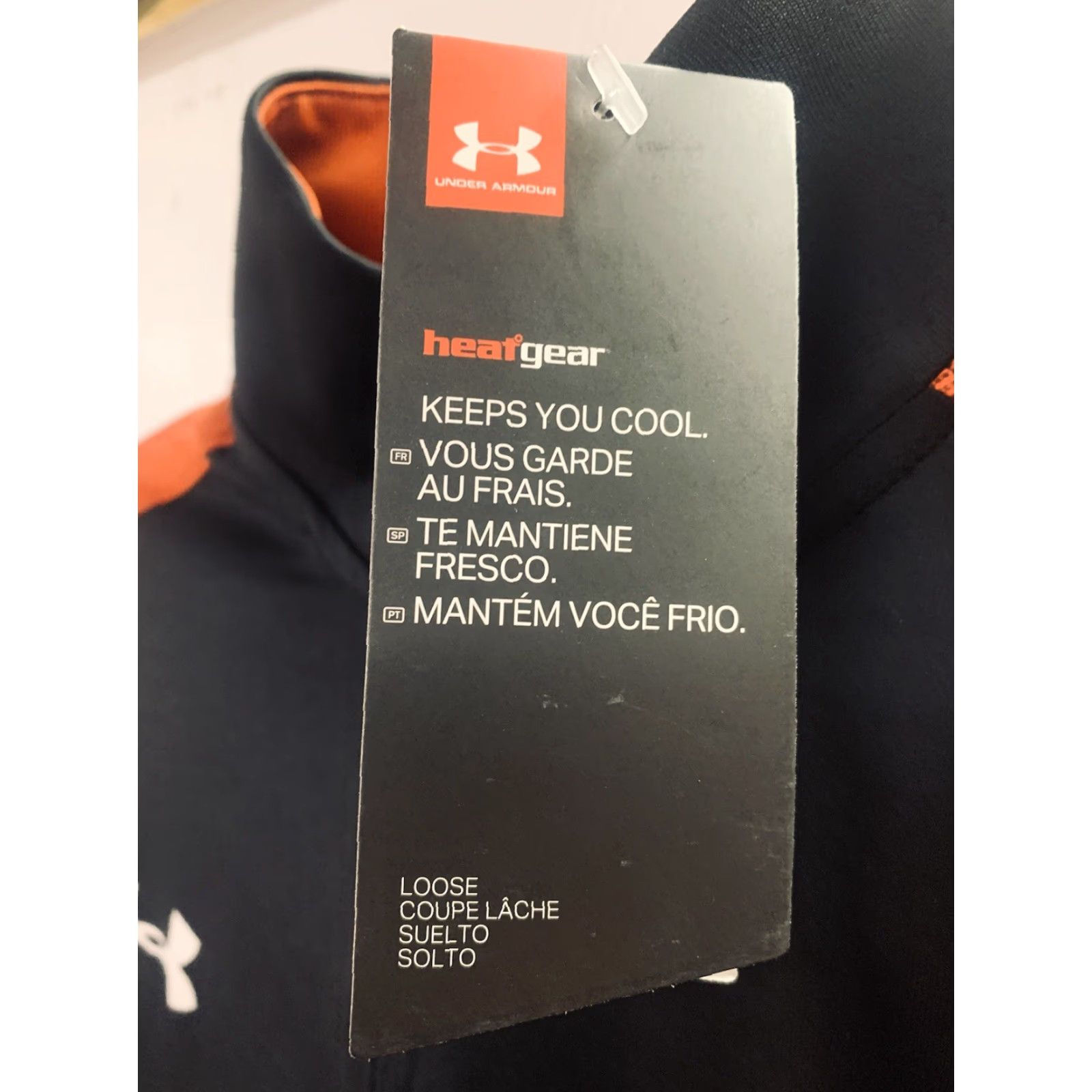 Under Armour Under Armour Men Long Sleeve 1/4 Zip Lightweight Active Wear Black Polyester Fleece Breathable UA Logo Pullover Sports HeatGear Regular Size S Mens Size US S / EU 44-46 / 1 - 3 Thumbnail