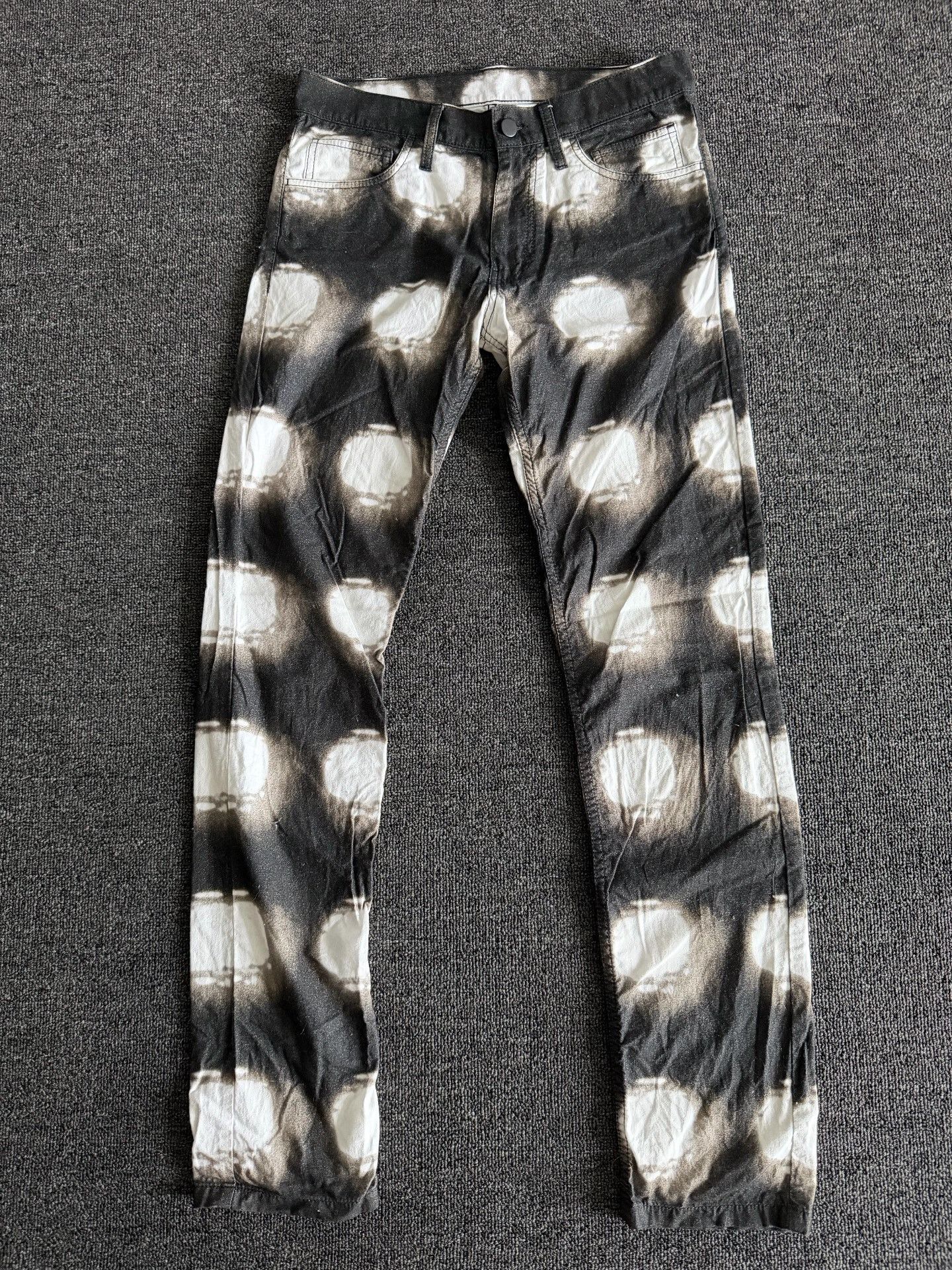 Ann Demeulemeester Ann Demeulemeester All-Over Print Skinny Pants Size 24" / US 00 / IT 34 - 1 Thumbnail