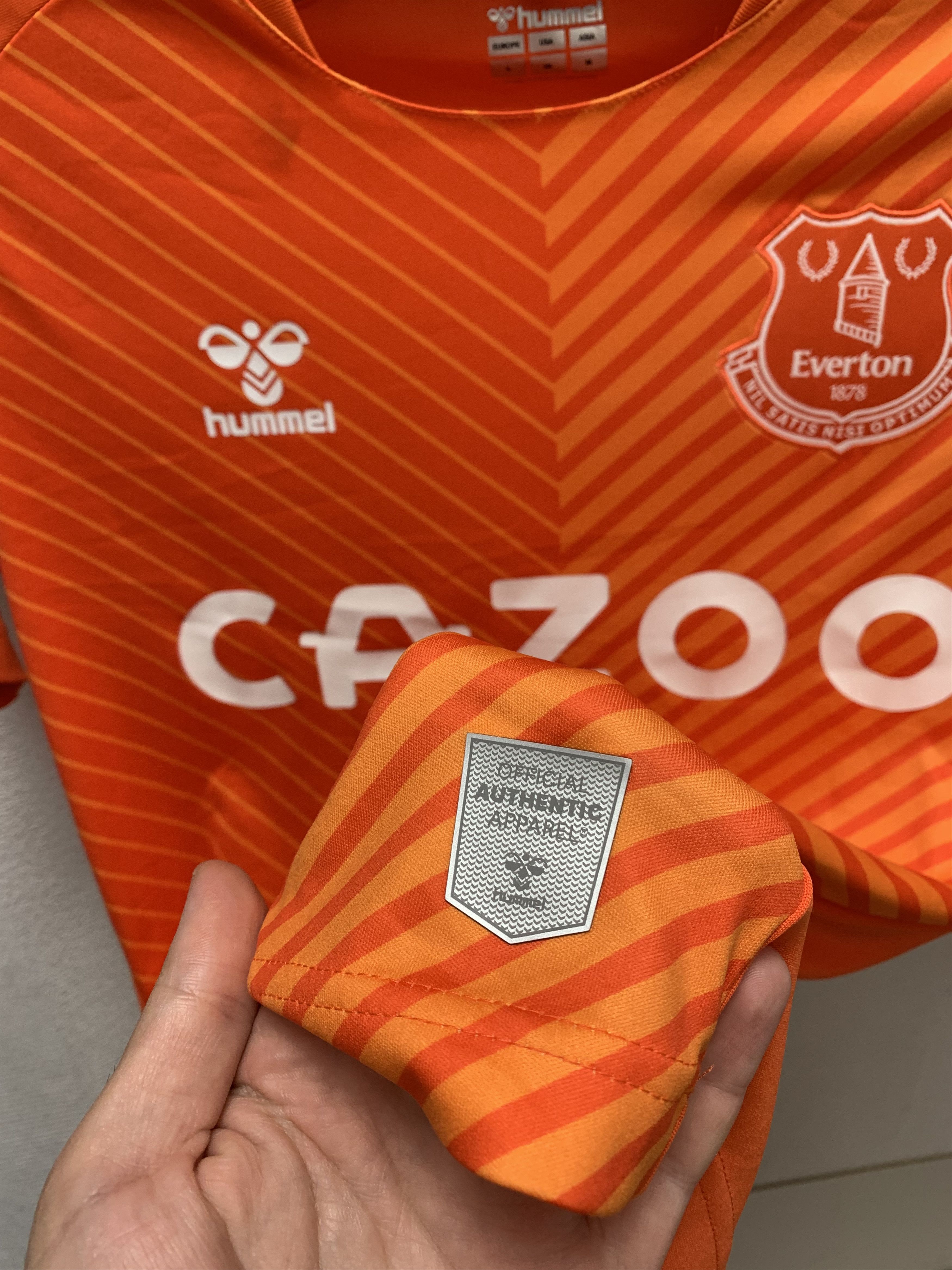 Hummel Everton hummel soccer jersey CAZ00 orange Rooney S Size US S / EU 44-46 / 1 - 2 Thumbnail