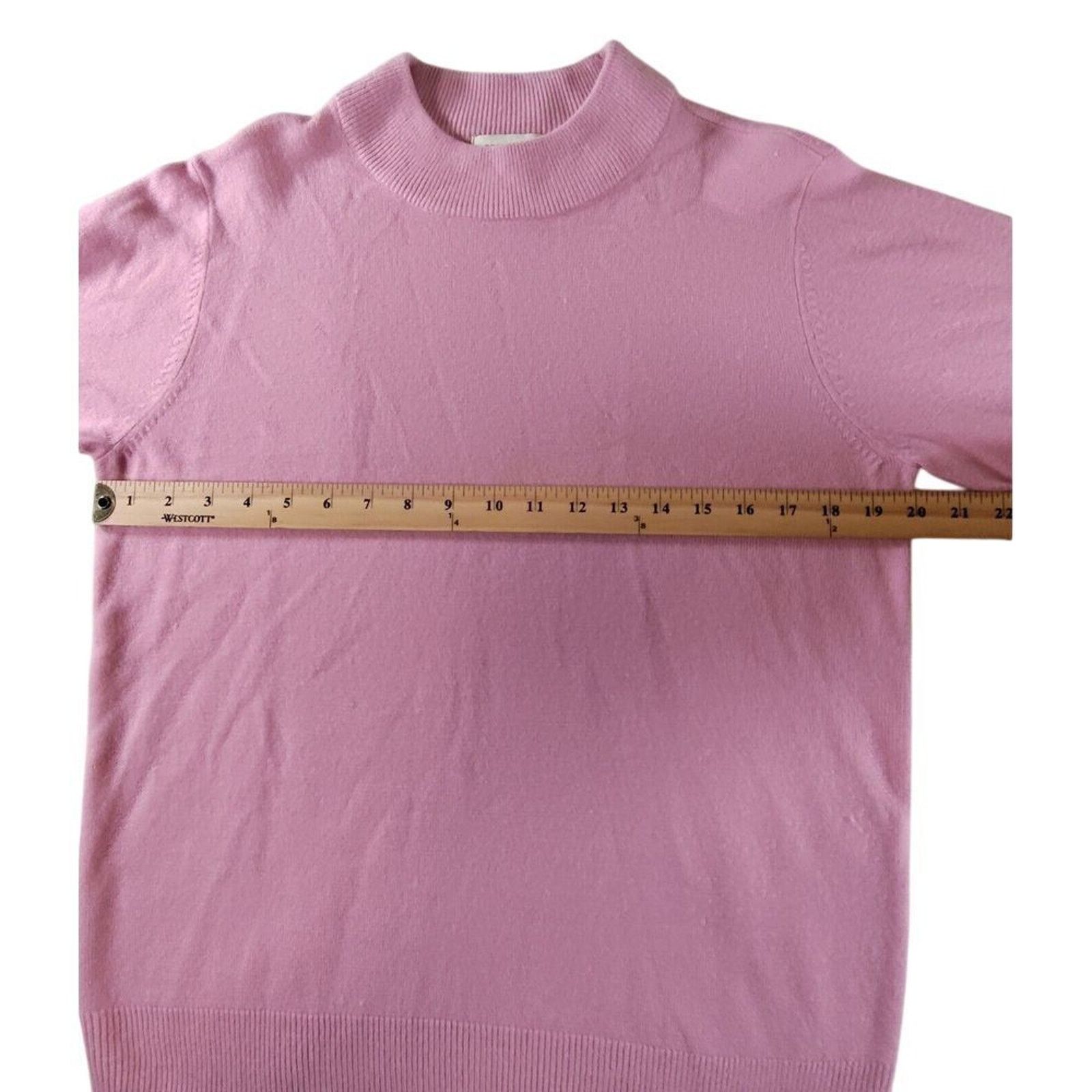 & Other Stories Appleseeds VTG Women Pullover Sweater Pink Long Sleeve Large Size L / US 10 / IT 46 - 5 Thumbnail