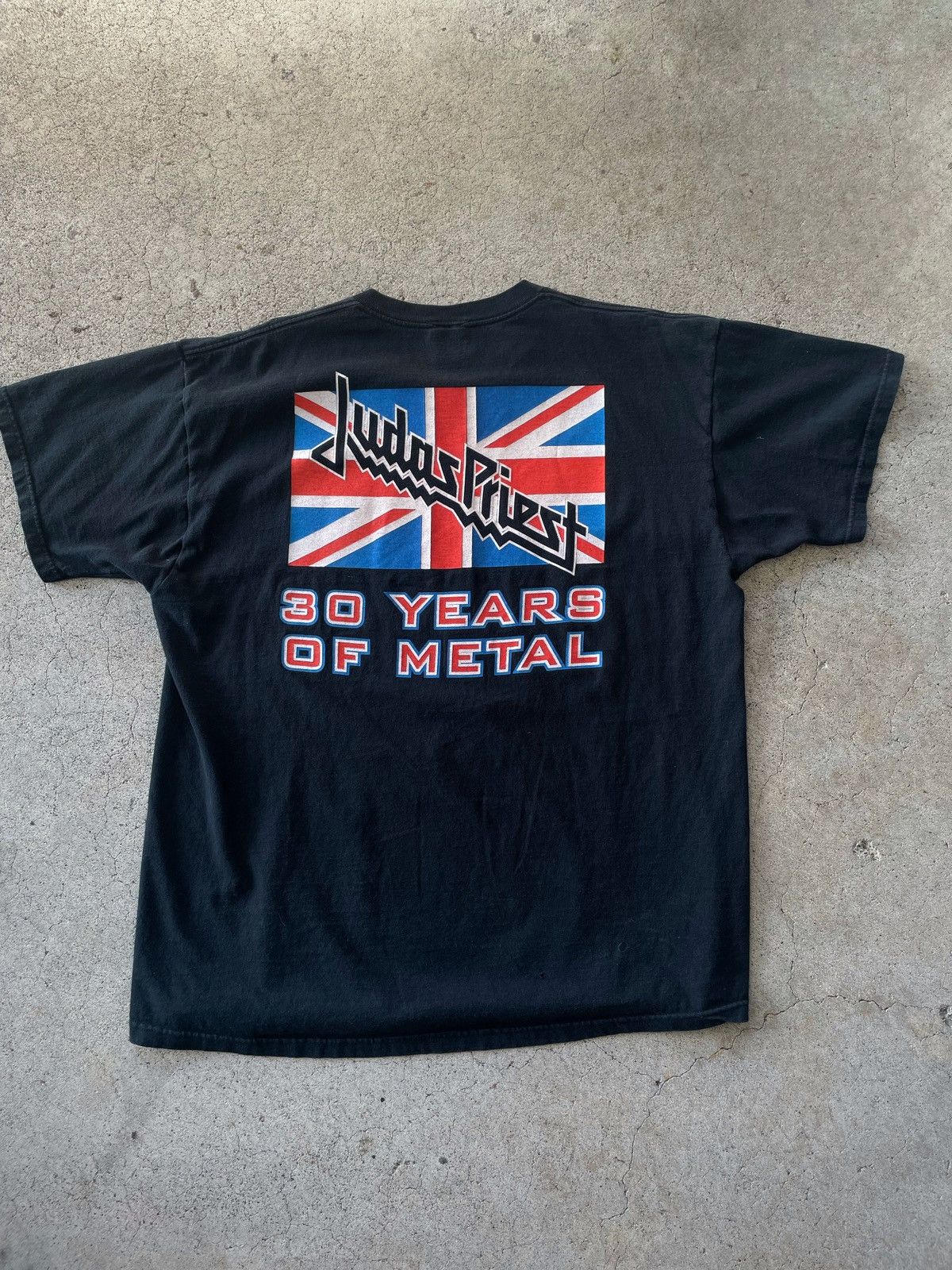 Judas Priest Vintage Judas Priest British Steel T-shirt Size US XL / EU 56 / 4 - 2 Thumbnail