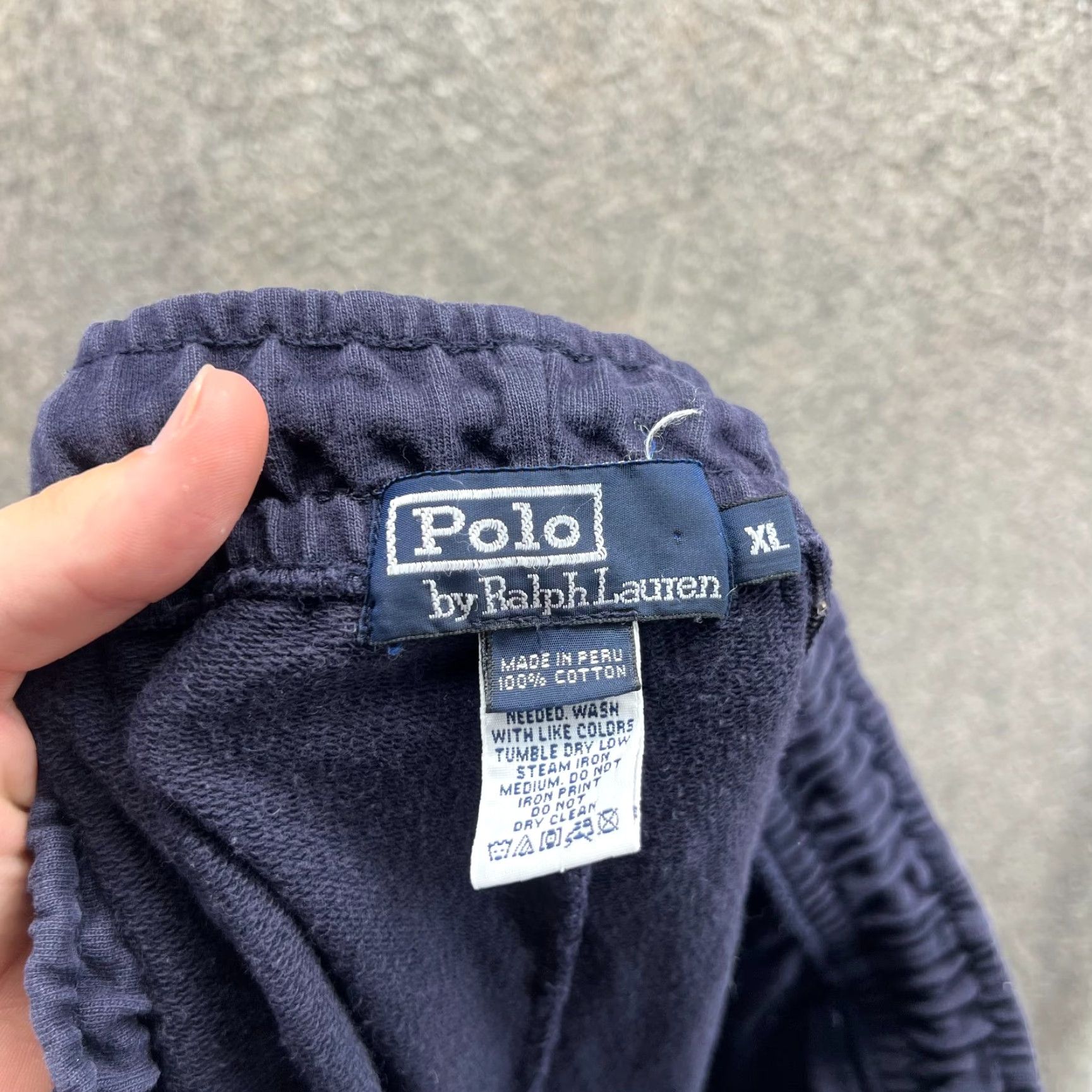 Polo Ralph Lauren Polo Ralph Lauren Sweatpants Jogger XL Blue Navy Logo Pockets Elastic Waist Mens Regular Fit Style: Pants Size US 36 / EU 52 - 3 Thumbnail