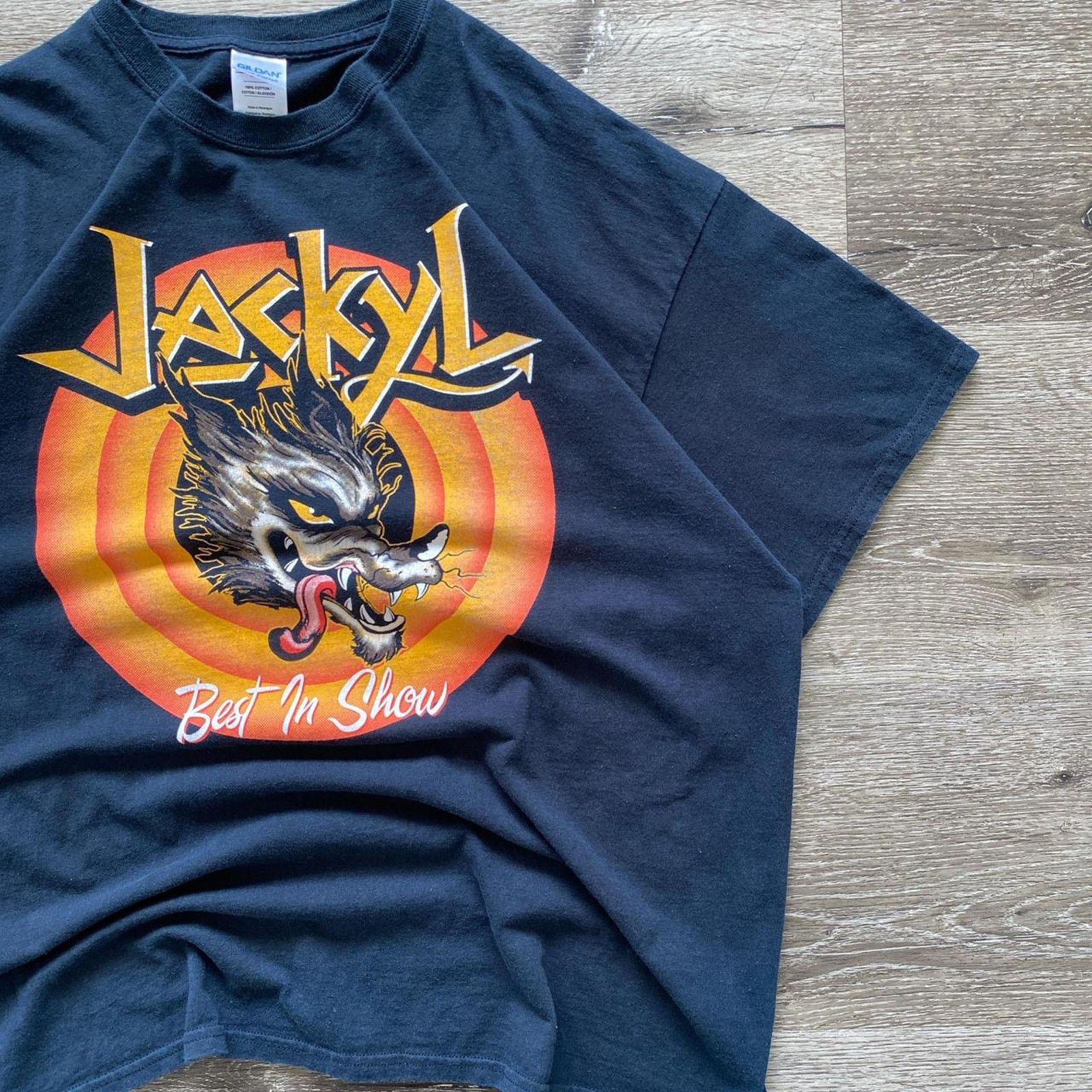 Gildan × Vintage Vintage Jackyl Funny Band Tee Size US XXL / EU 58 / 5 - 1 Thumbnail