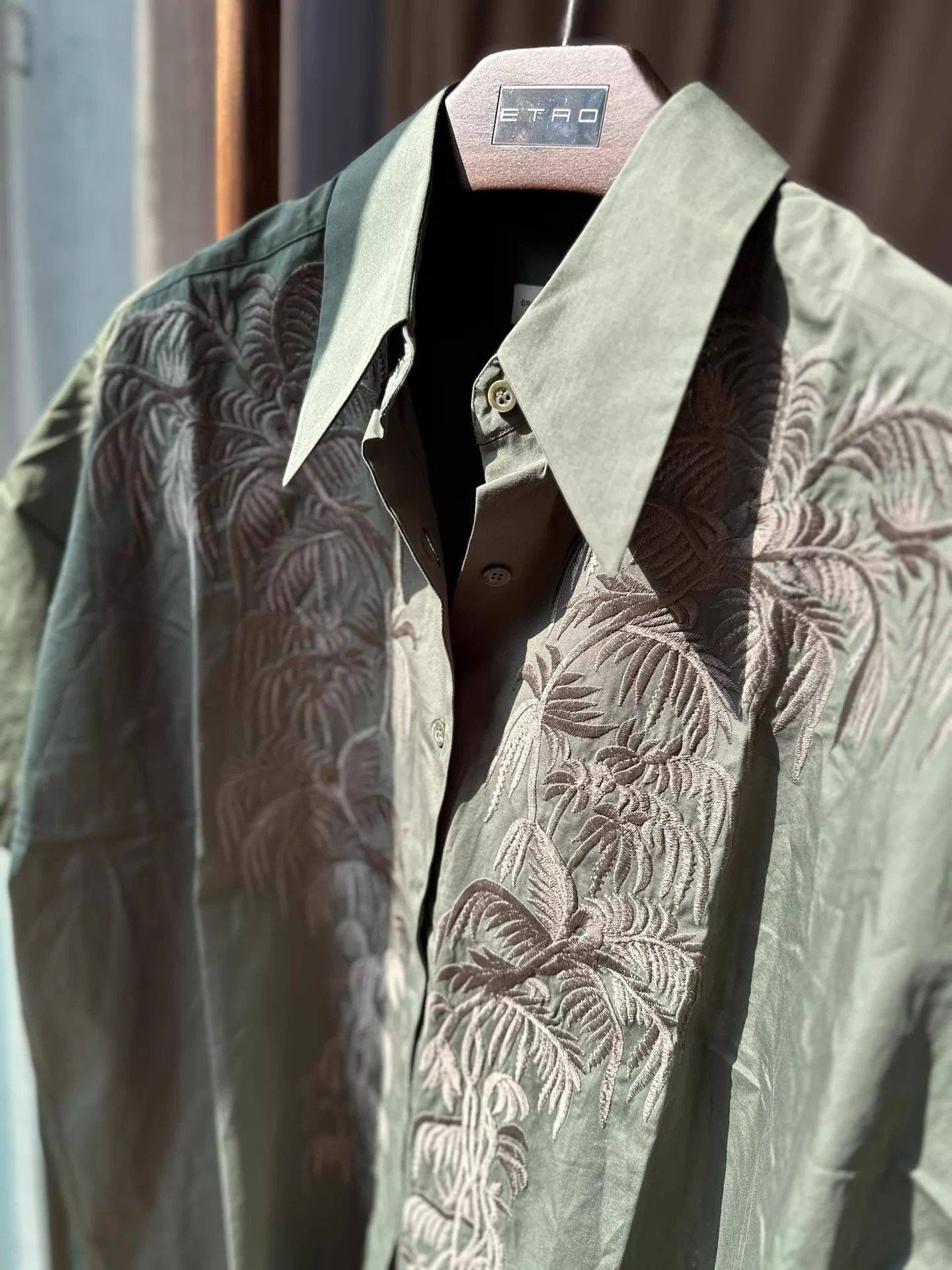 Dries Van Noten Dries Van Noten Embroidered Logo Shirt S Size S / US 4 / IT 40 - 9 Thumbnail