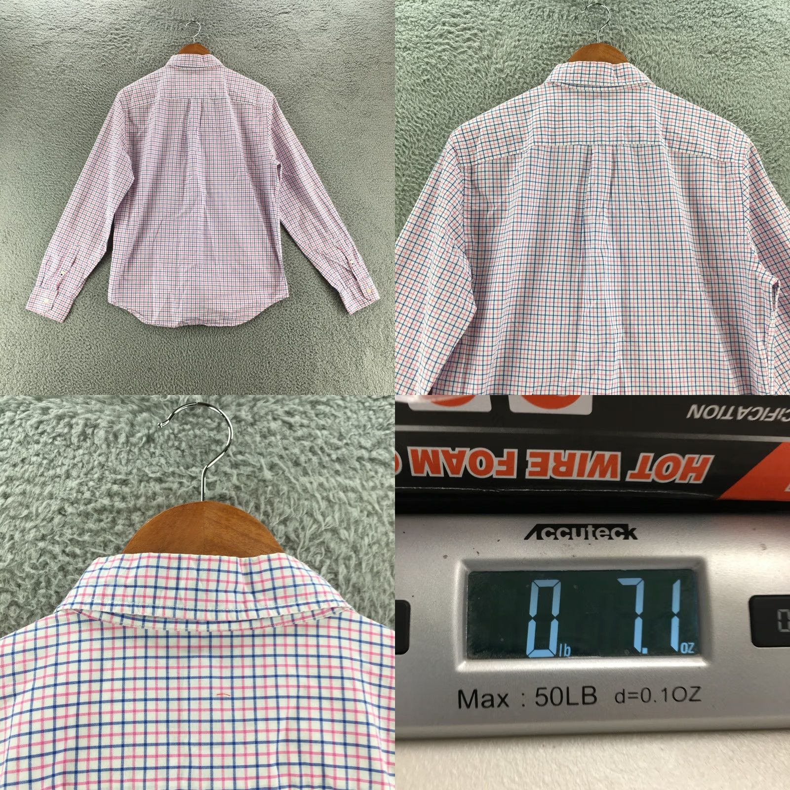 American Eagle Outfitters American Eagle Button-Down Shirt Mens Medium Plaid Multicolor Casual Shirt Size US M / EU 48-50 / 2 - 8 Thumbnail