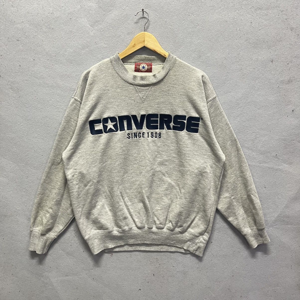 Converse 90s Converse All Star Logo Crewneck Sweatshirt Size US L / EU 52-54 / 3 - 1 Thumbnail
