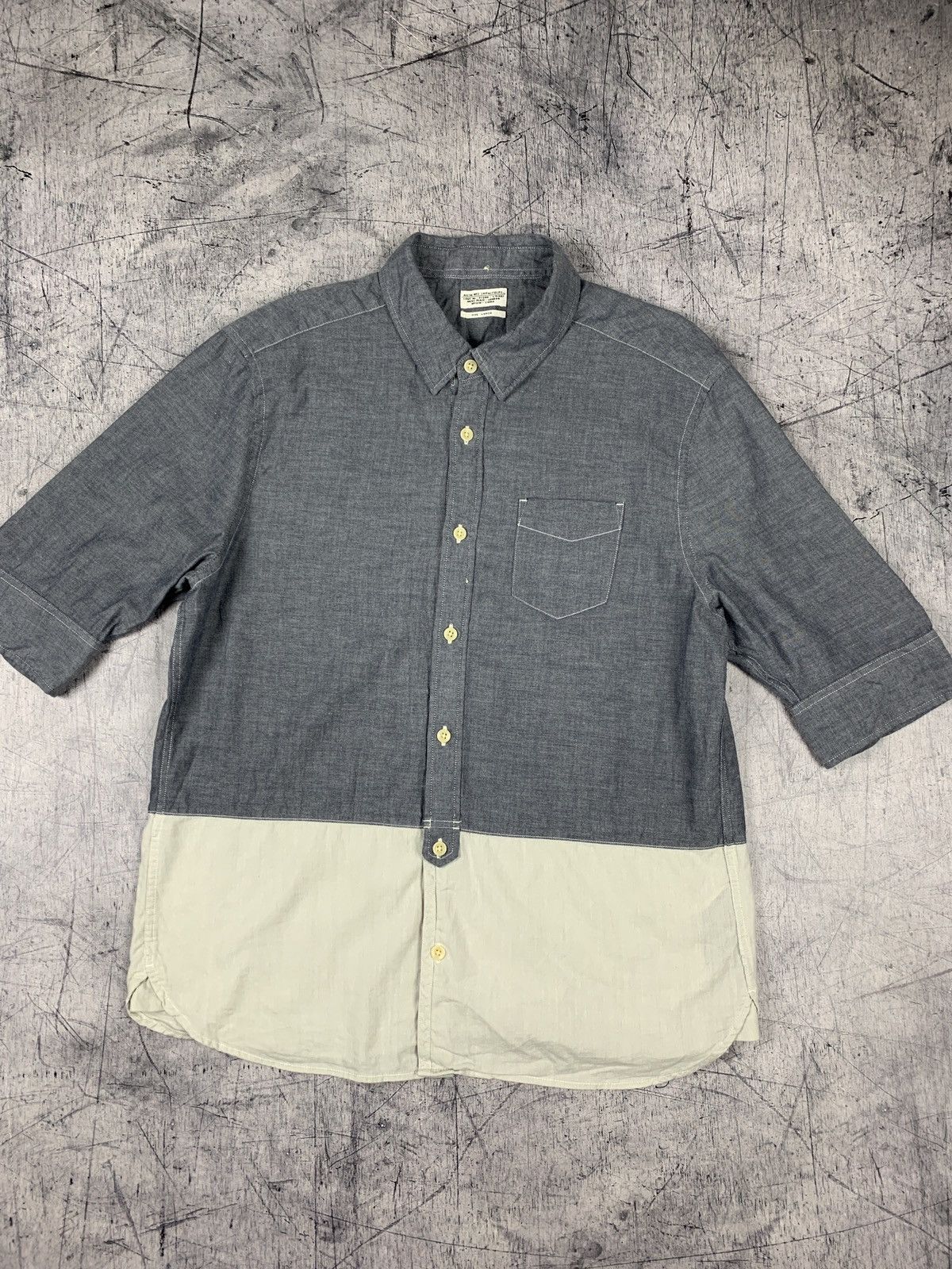 Allsaints Allsaints Spitalfields Bayou HS Shirt Short Sleeve designer Size US L / EU 52-54 / 3 - 7 Thumbnail