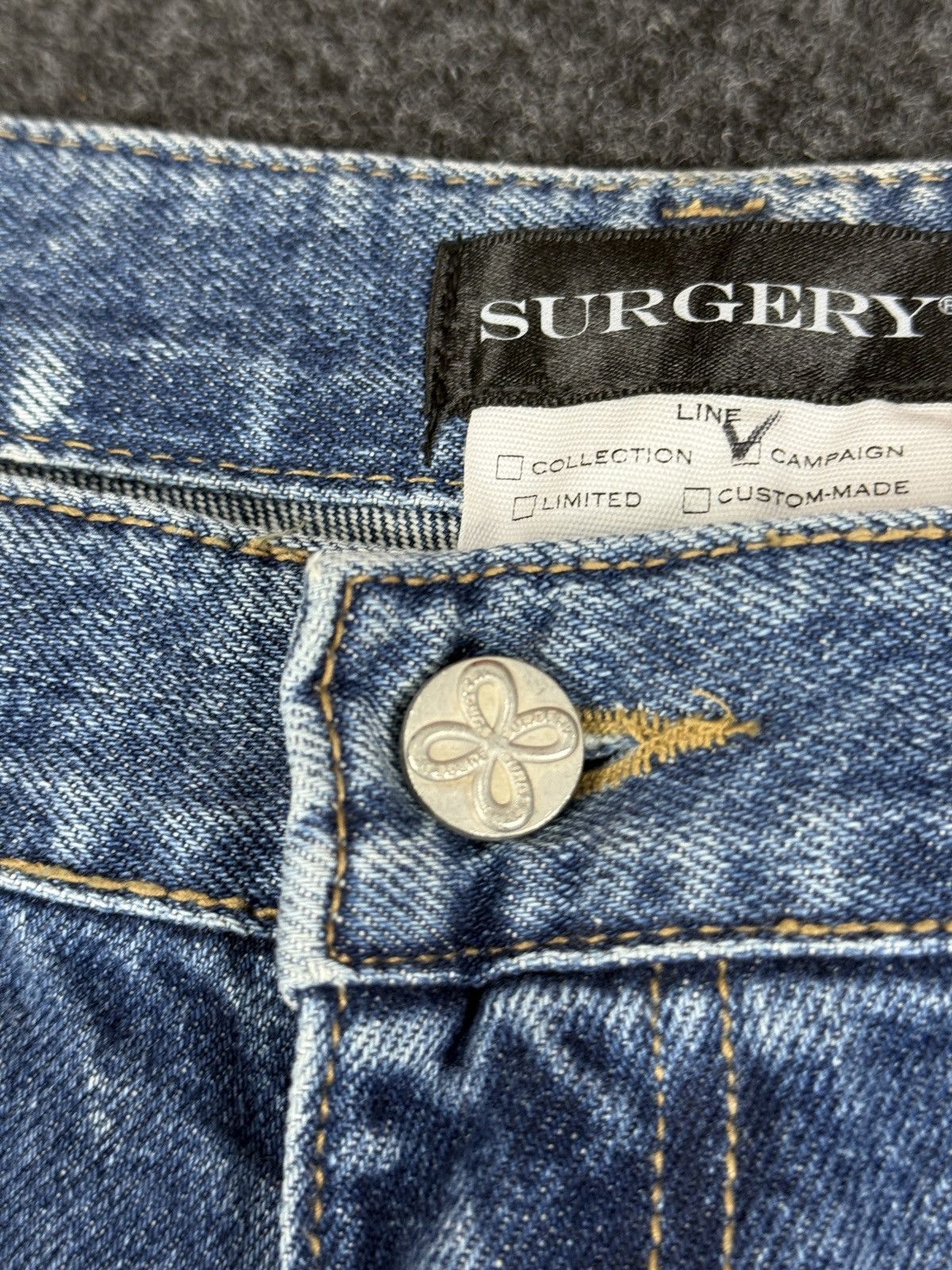 Other Surgery bleached clover denim jeans Size US 33 - 4 Thumbnail