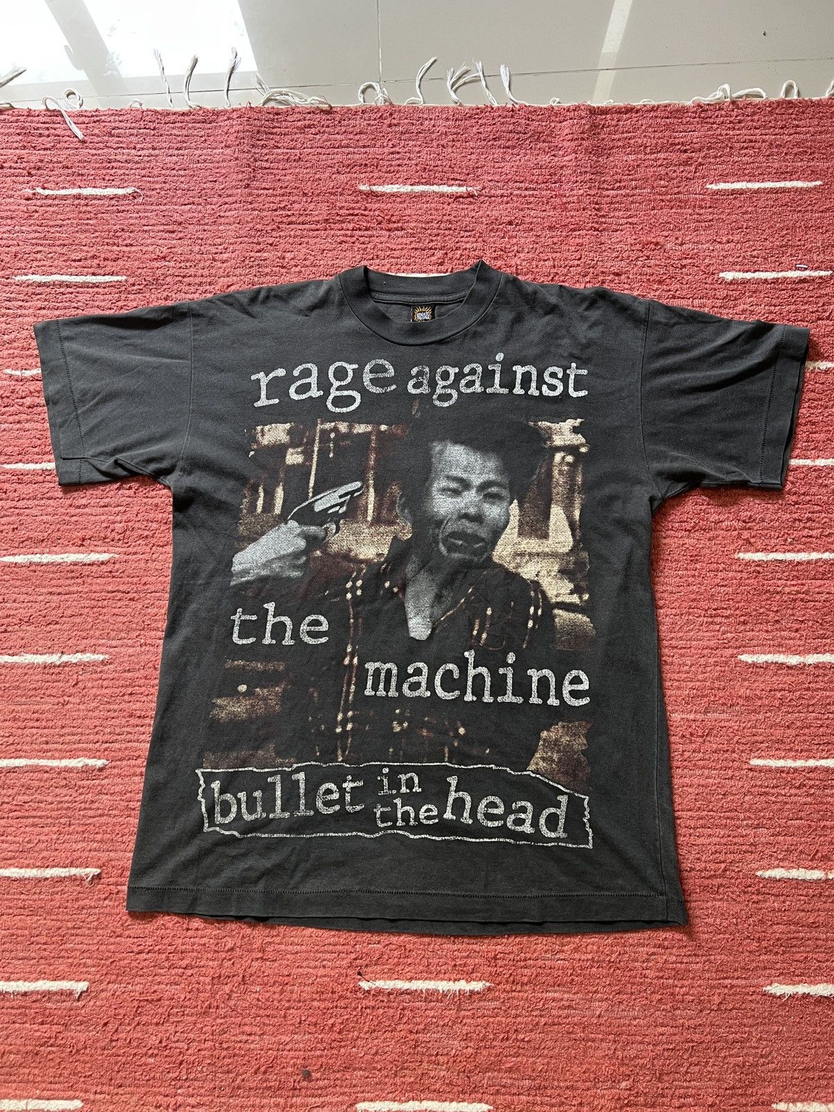 Band Tees Rage Against The Machine Faded Black tshirr rare Size US XL / EU 56 / 4 - 1 Thumbnail