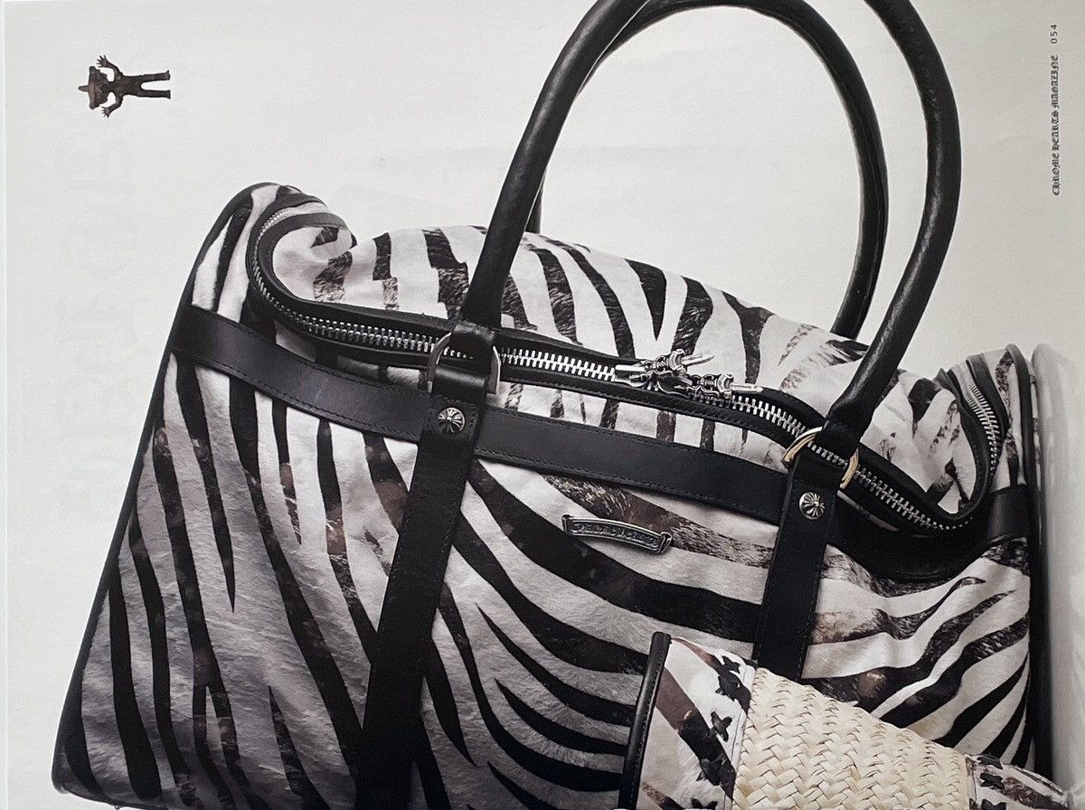 Chrome Hearts × Vintage Chrome Hearts stripped handbag 9x11 Framed poster Size ONE SIZE - 2 Thumbnail