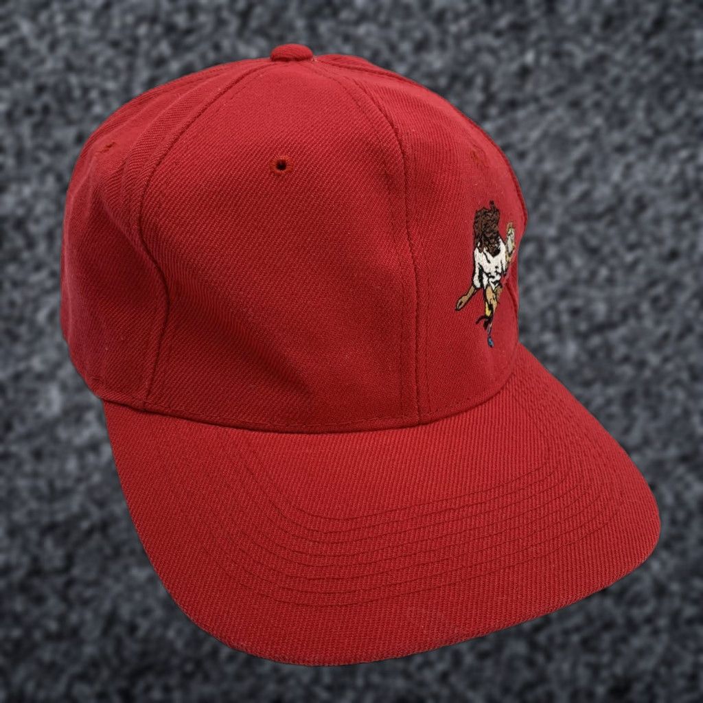 Logo 7 Sector 9 Hat Snap Back Mens Red Twill One Size Embroidered Logo Skateboard Size ONE SIZE - 1 Thumbnail