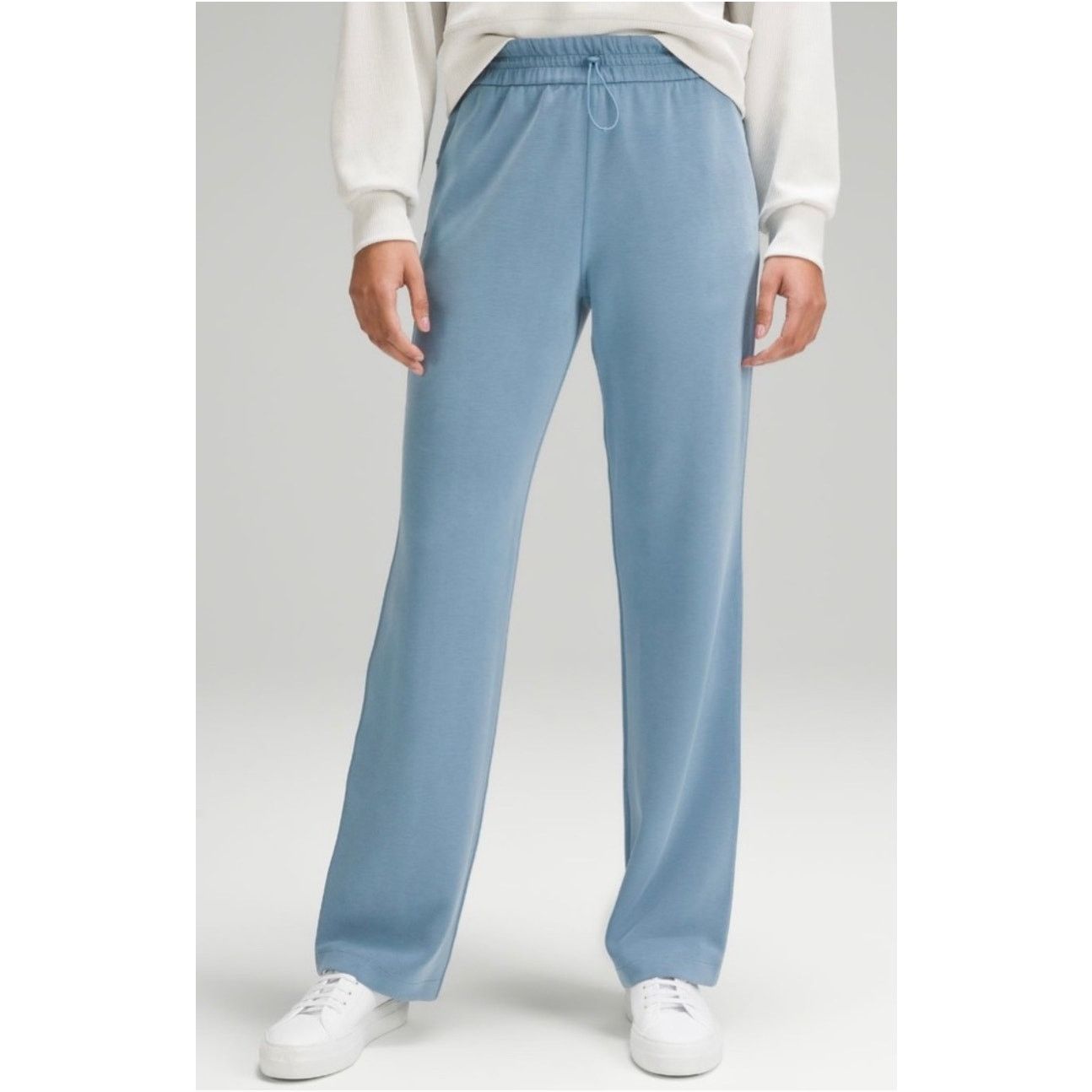 Lululemon Lululemon Softstreme Blue High Rise Drawstring Pant Size 2 Size 26" / US 2 / IT 38 - 3 Thumbnail