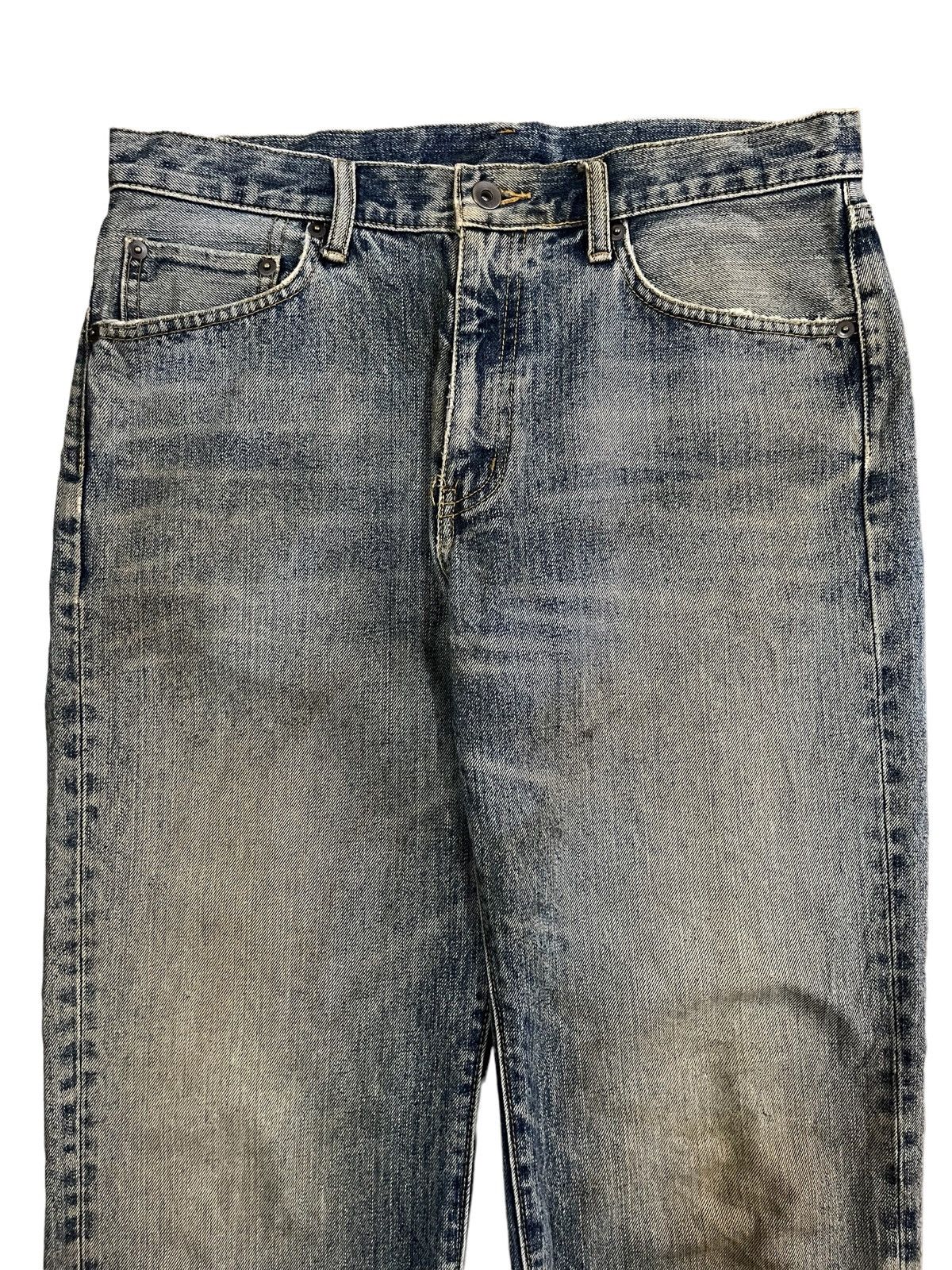 Japanese Brand Vintage Japanese Brand Uniqlo Blue Mud Washed Loose Fit Jean Size US 32 / EU 48 - 4 Thumbnail