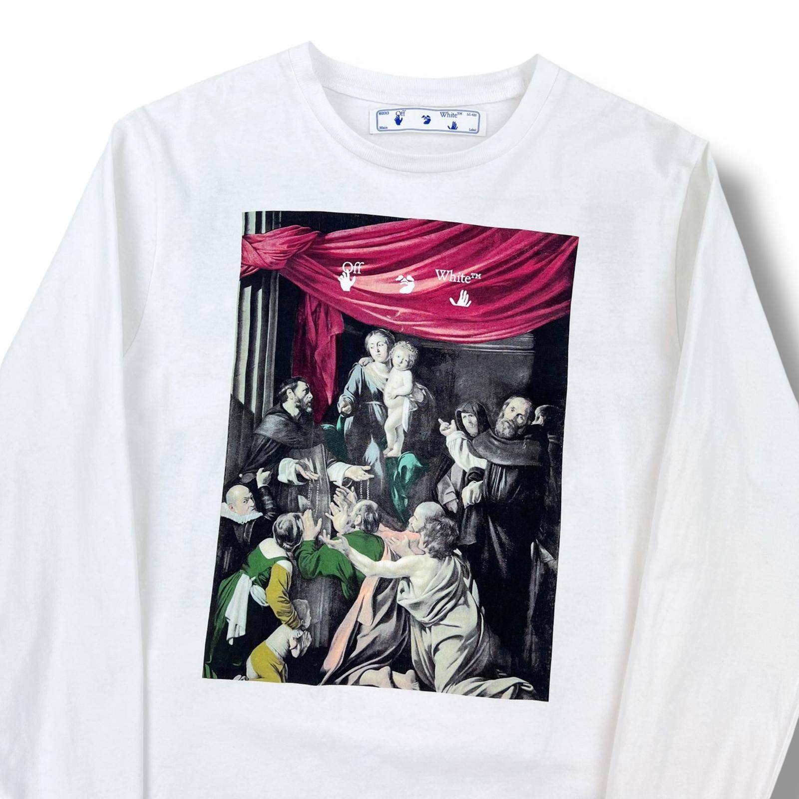 Off-White Caravaggio Painting White Long Sleeve T-Shirt