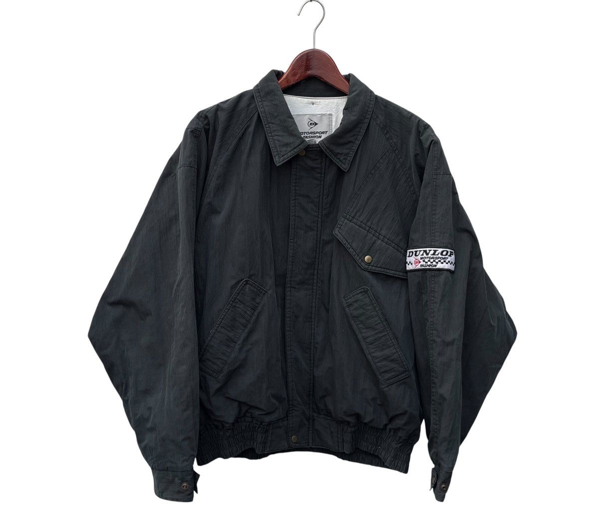 Dunlop Vintage Dunlop Motorsport Fashion Bombers Jacket Size US M / EU 48-50 / 2 - 1 Thumbnail
