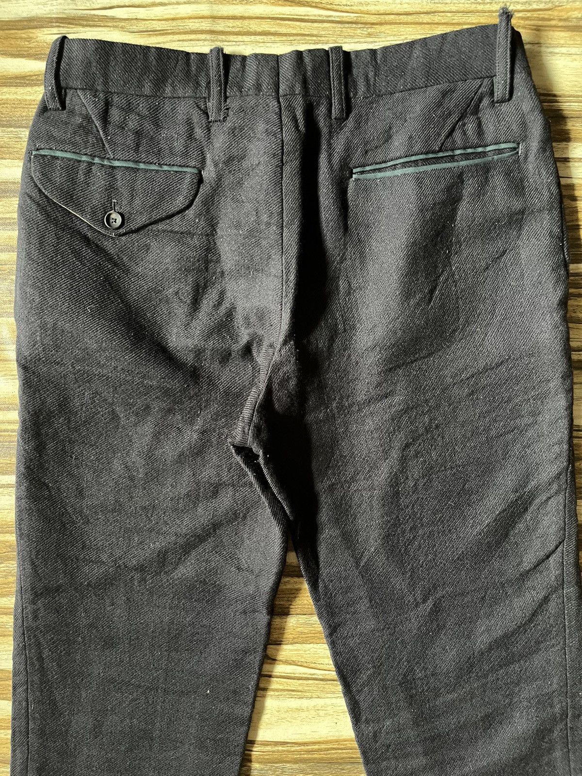 Japanese Brand Masterpiece Wool Gabardine Pant Size US 30 / EU 46 - 5 Thumbnail