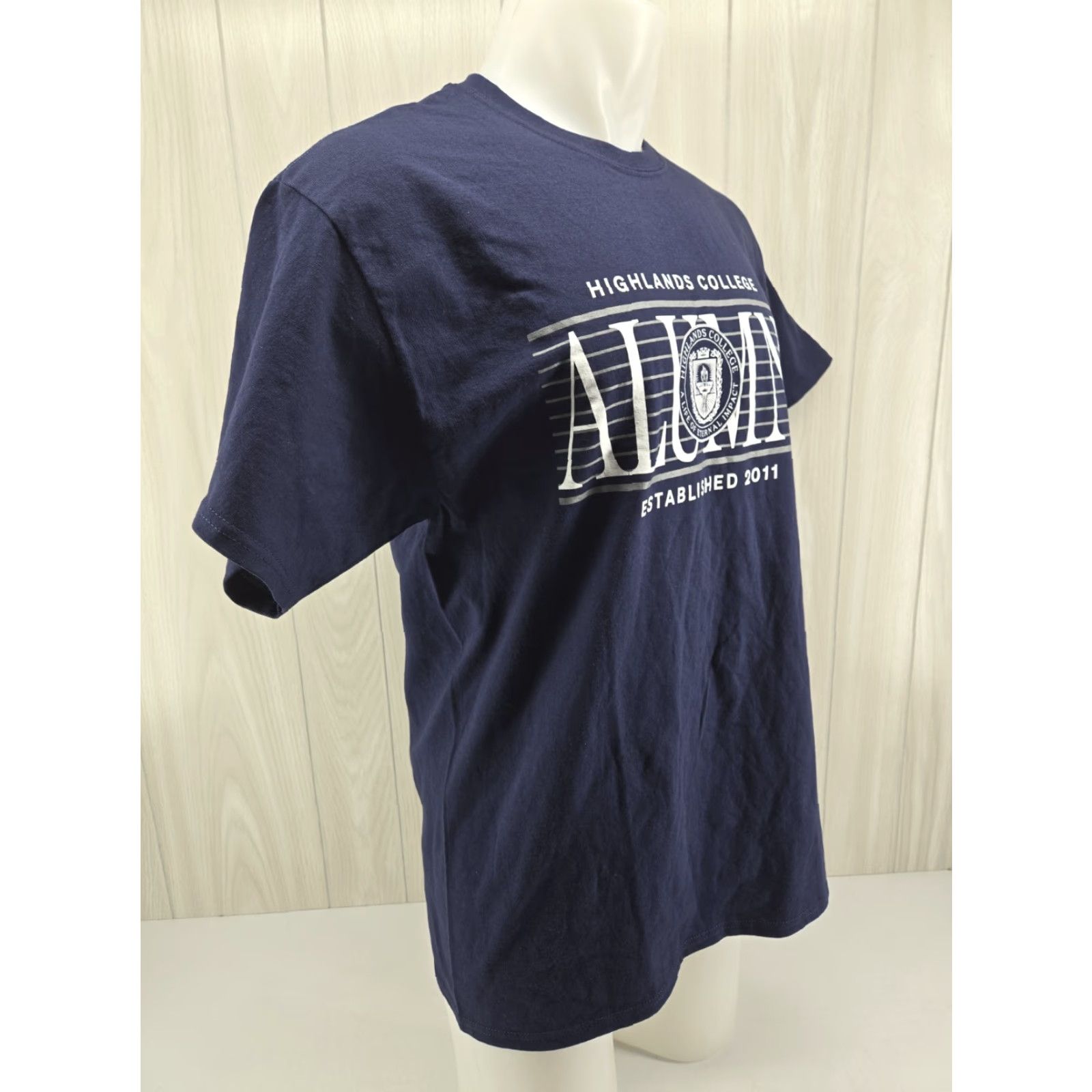 Port & Company Georgia Highlands College Alumni T Shirt Blue Size Large Mens Size US L / EU 52-54 / 3 - 6 Thumbnail