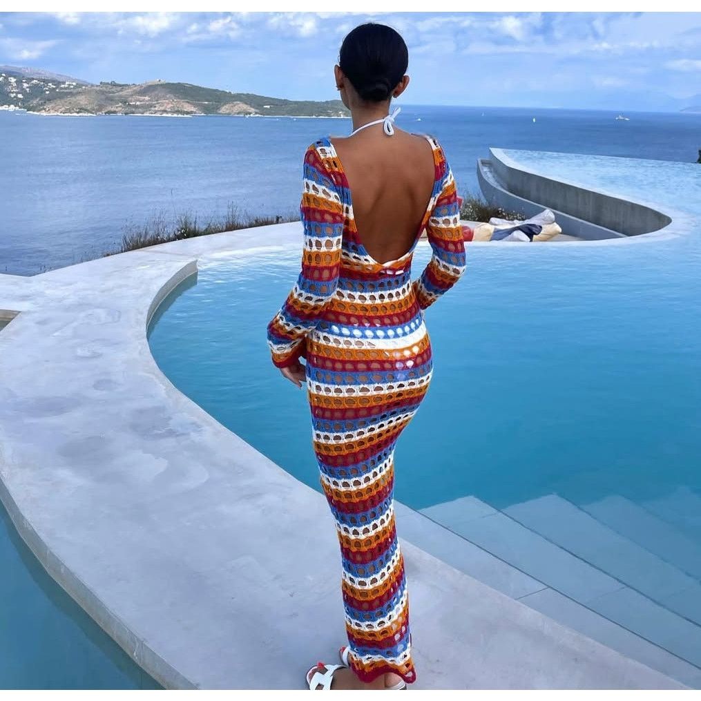 Mango LAST ONE!!! Mango Crochet Maxi Dress Resort Vacation NWT Size M / US 6-8 / IT 42-44 - 22 Thumbnail