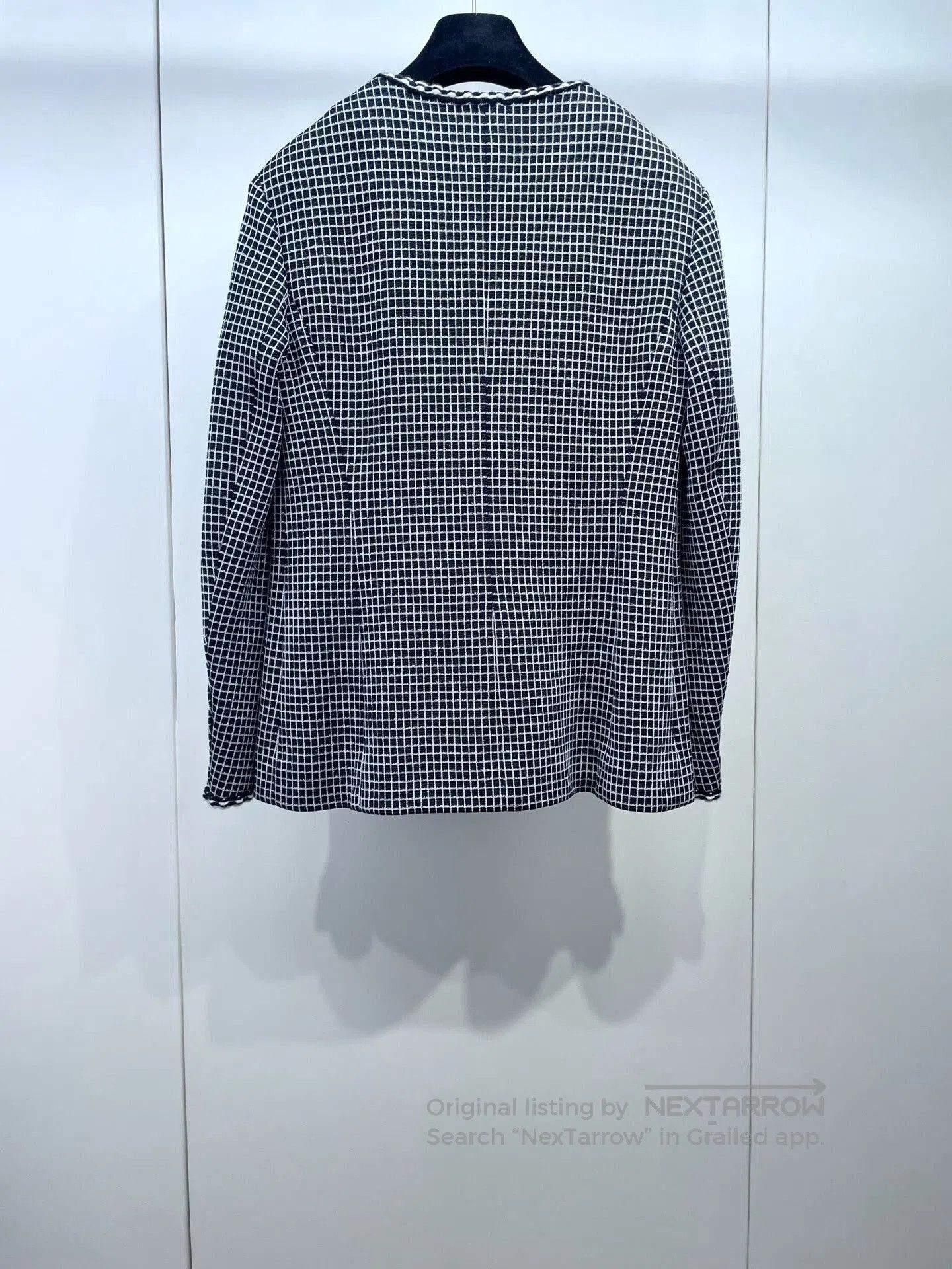 Chanel Chanel 25C Black Plaid Tweed Jacket. Size S / US 4 / IT 40 - 2 Thumbnail
