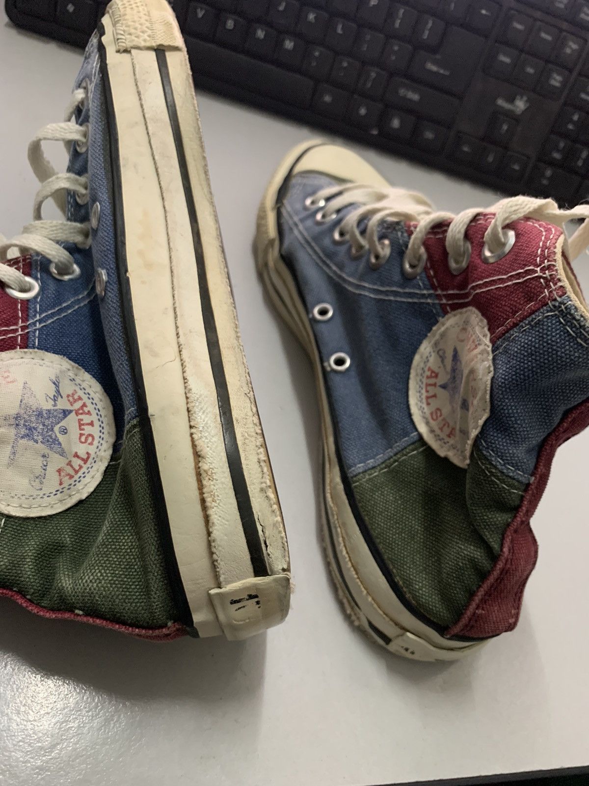 Converse × Vintage Converse made in usa highcut 1990 Size US 6.5 / EU 39-40 - 11 Thumbnail