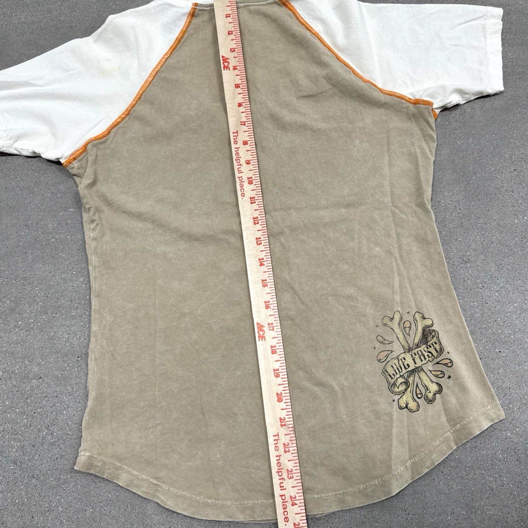 Affliction Affliction Inked Shirt Womens Medium Brown Tattoo Size M / US 6-8 / IT 42-44 - 8 Thumbnail
