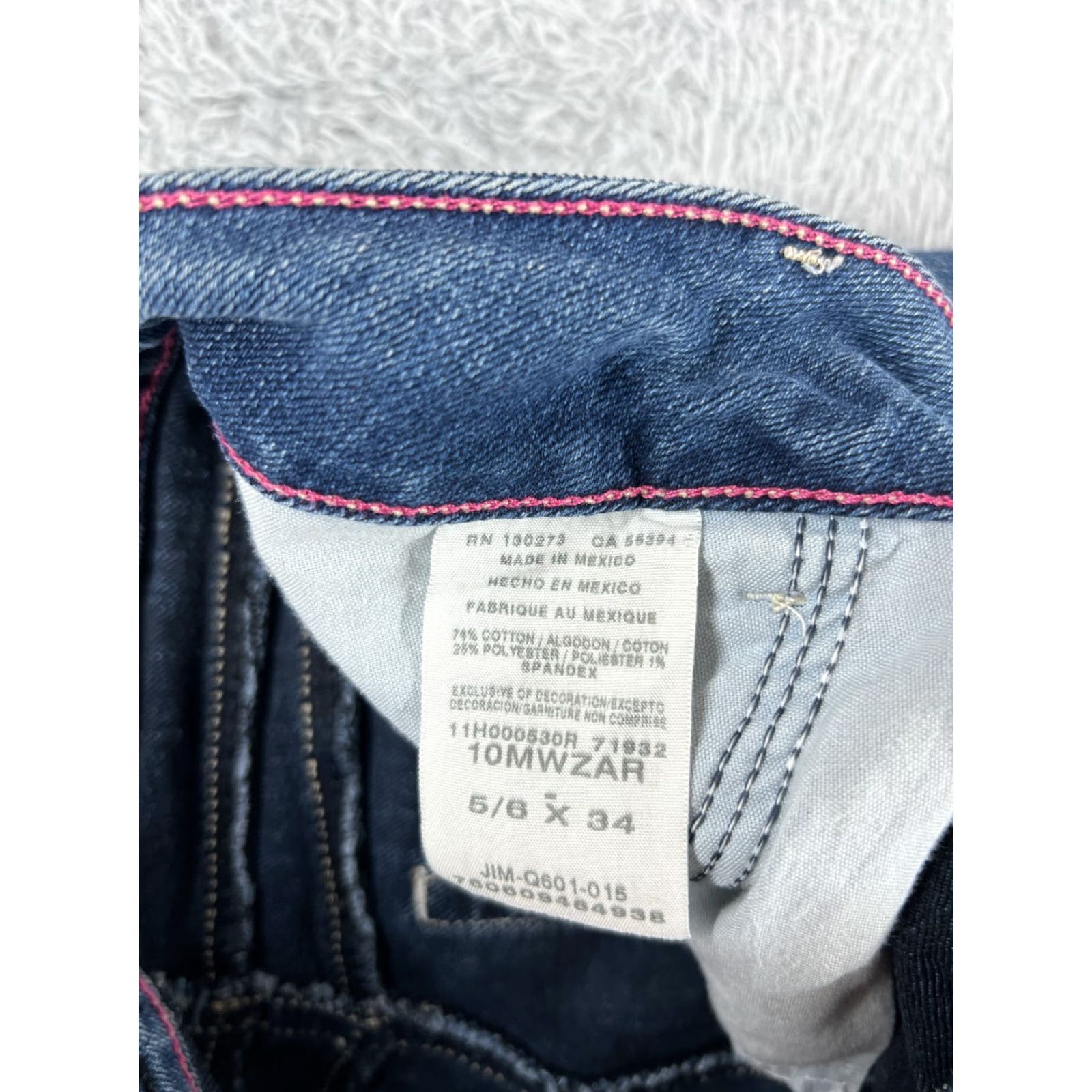 Wrangler Wrangler Jeans 5 28x33 Blue Denim Bootcut Med Wash Embroidered Low Jean Women Size 27" / US 4 / IT 40 - 7 Thumbnail