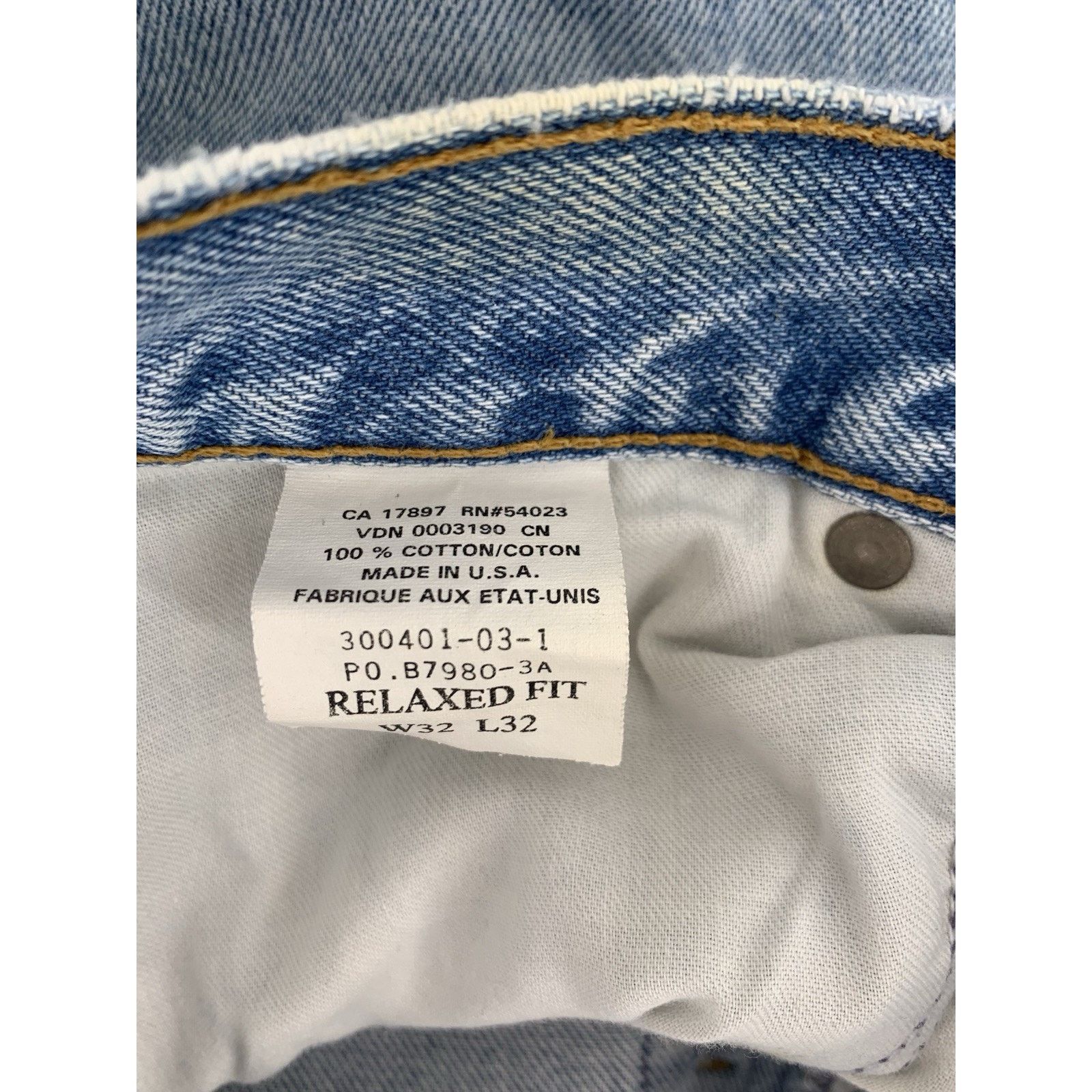 Gap Vintage GAP Blue Jeans 32x32 Light Wash USA Made Grunge Size US 32 / EU 48 - 9 Thumbnail