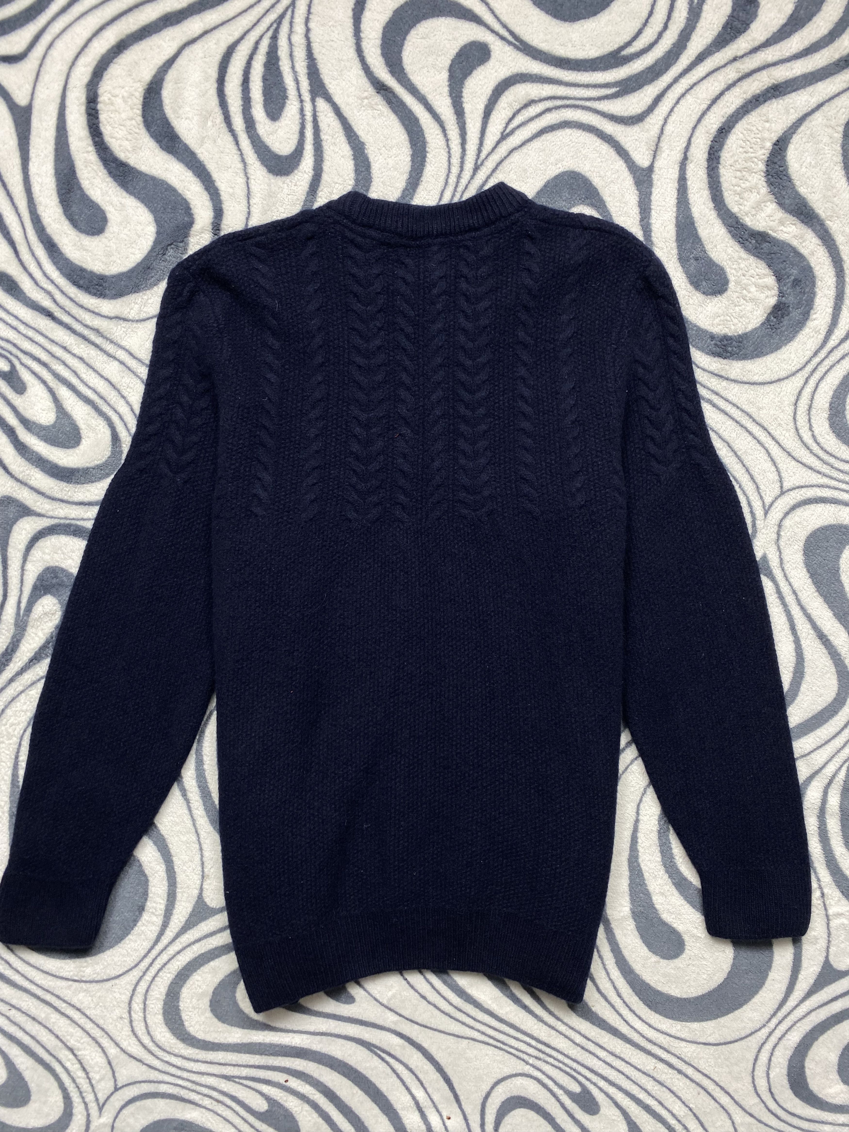 Barbour × Vintage Barbour Vintage Mens Wool Knit Sweater Y2K Size US L / EU 52-54 / 3 - 6 Thumbnail