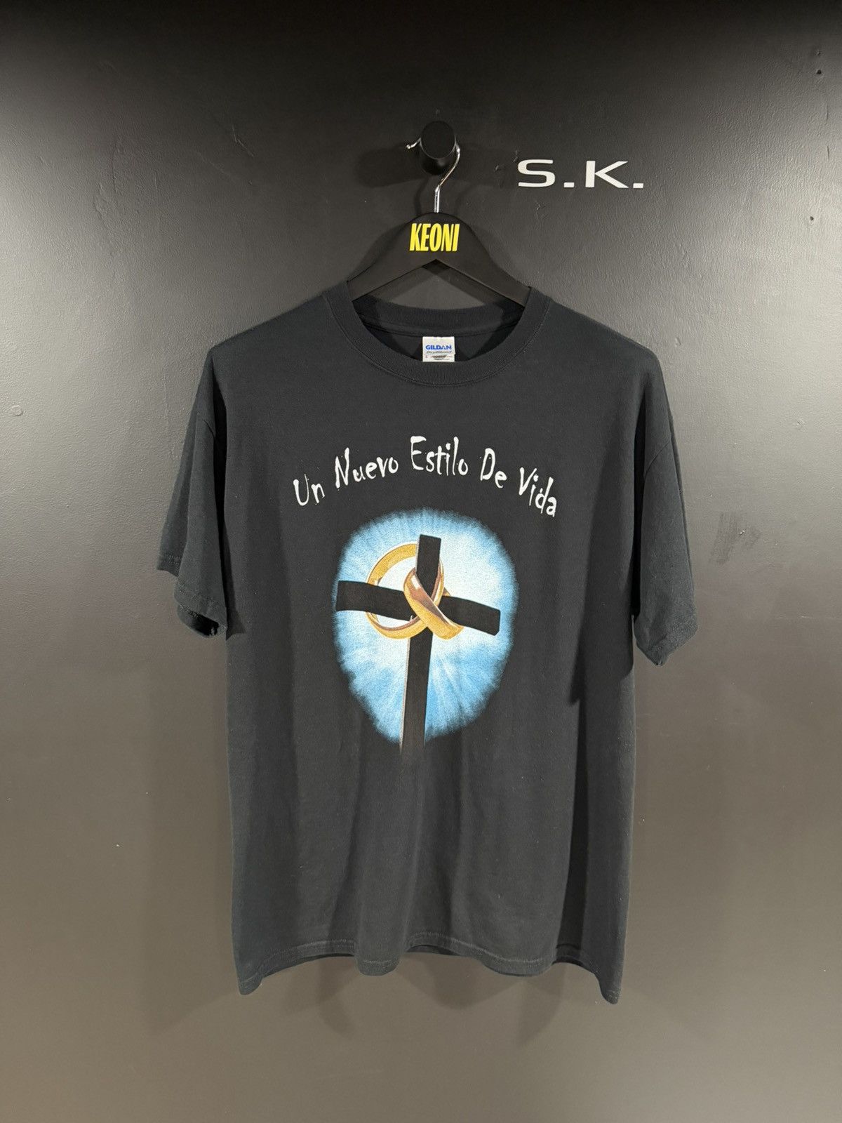 Vintage 2000s Vintage Cross Jesus God Grunge Marriage Religion Tee L Size US L / EU 52-54 / 3 - 1 Thumbnail