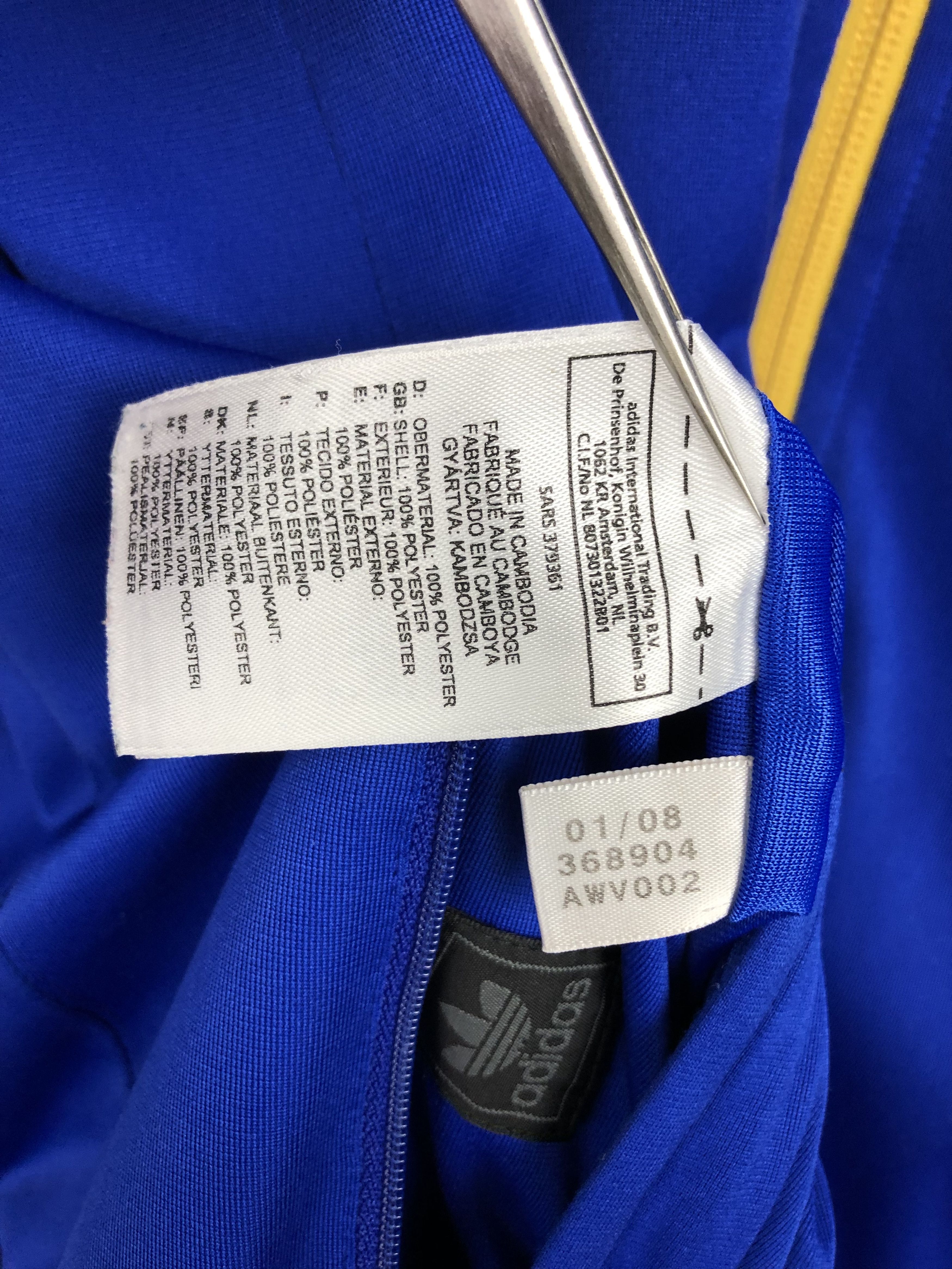 Adidas Adidas Sweden Jacket World Cup Soccer Track Top Reversible Size US L / EU 52-54 / 3 - 6 Thumbnail