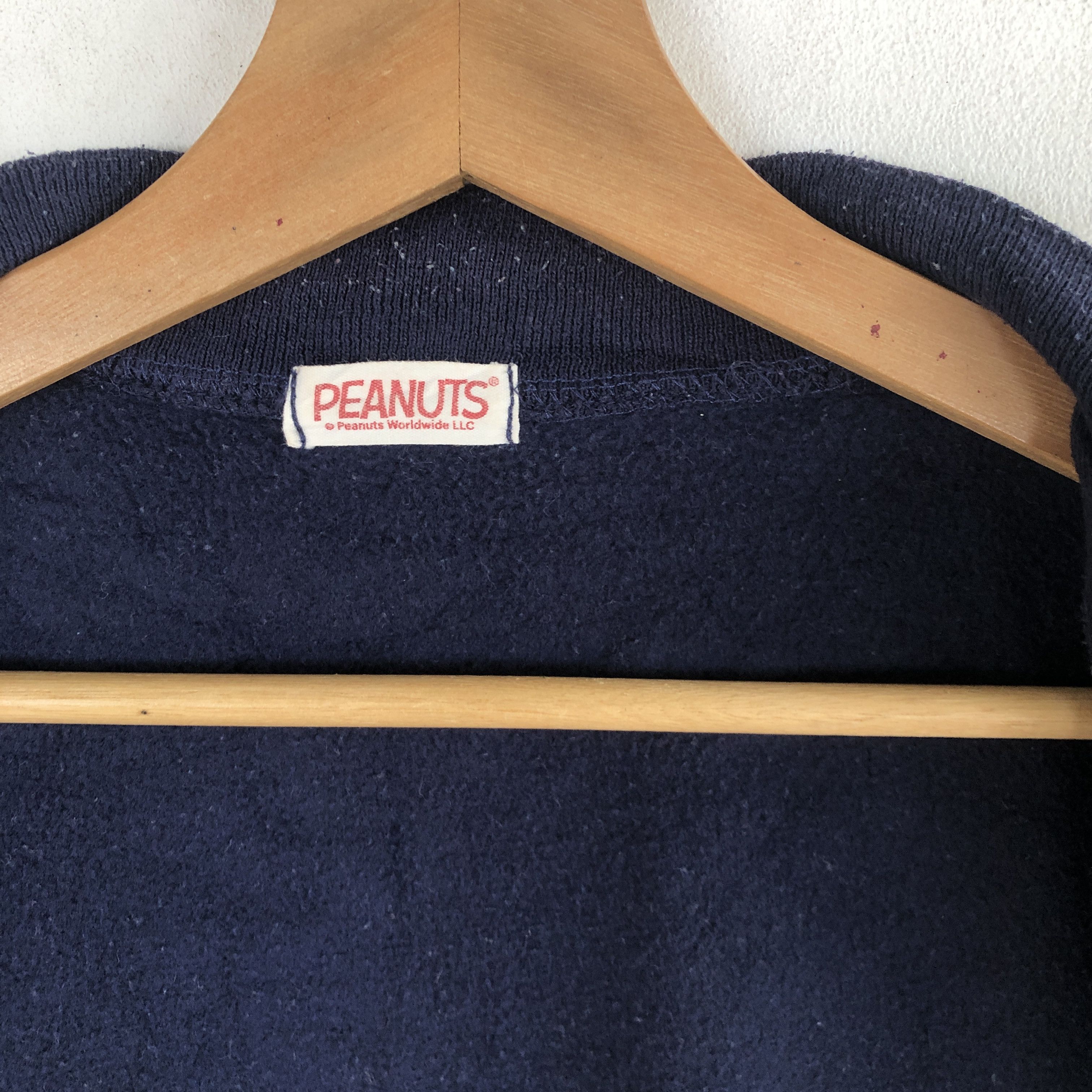 Japanese Brand × Vintage Vintage Y2K Peanut Flying Ace Varsity Sweater Sweatshirt Size XS / US 0-2 / IT 36-38 - 9 Thumbnail