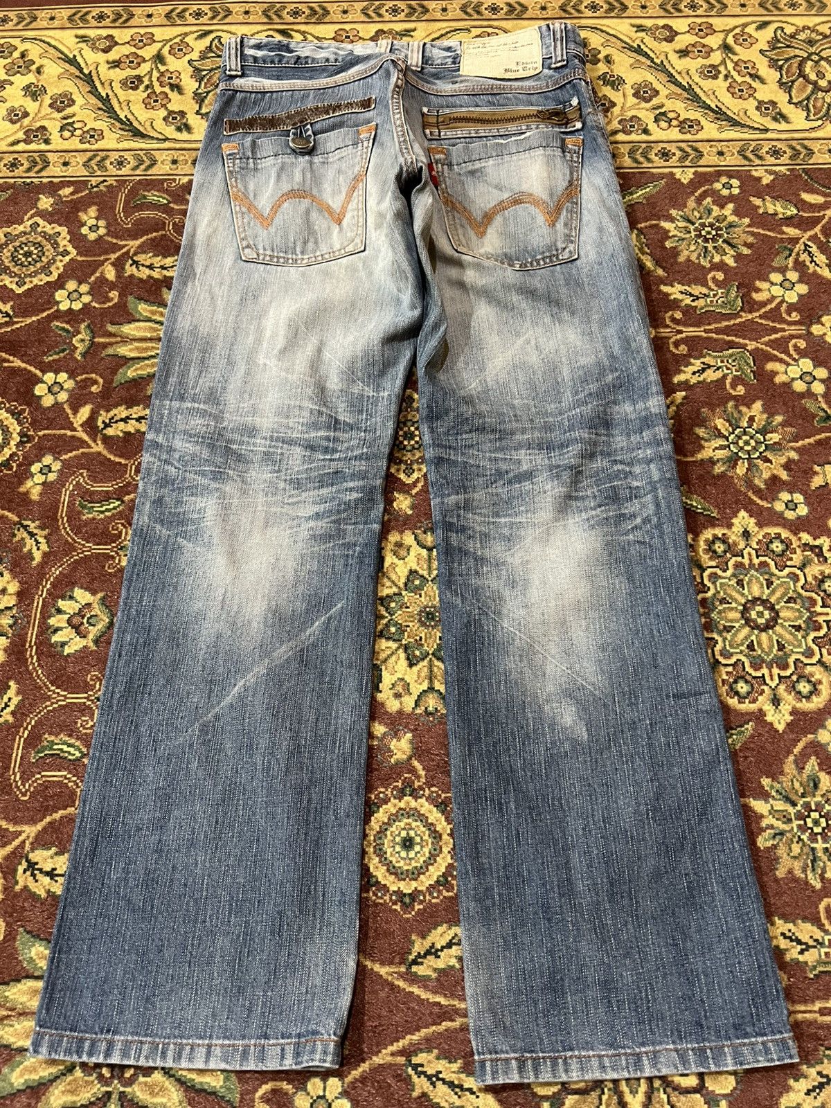 Edwin Edwin 503 Blue Trip Faded Jean Size US 32 / EU 48 - 2 Thumbnail