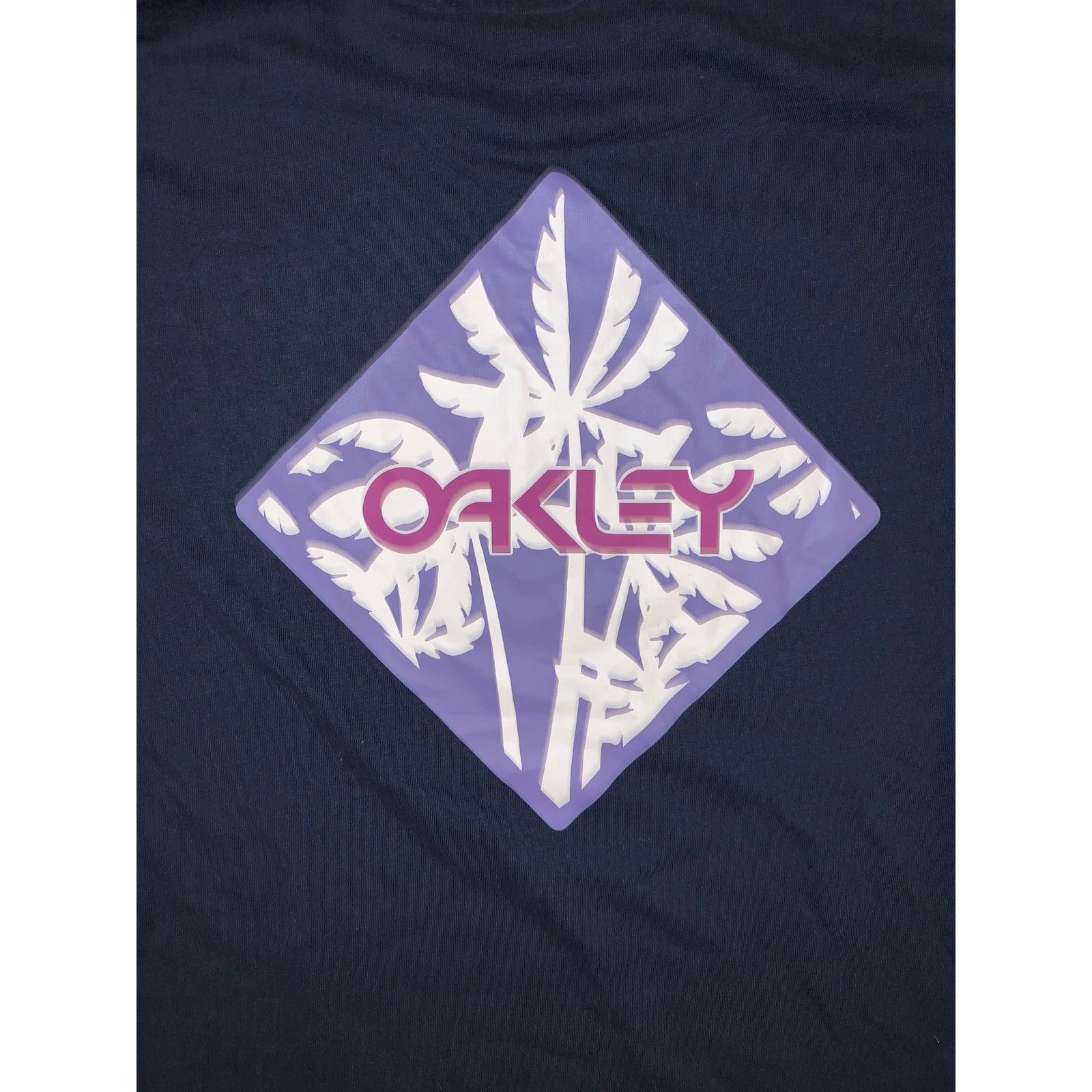 Oakley Oakley Graphic T Shirt Navy Blue Palm Logo Surf Skate Tee M Size US M / EU 48-50 / 2 - 3 Thumbnail