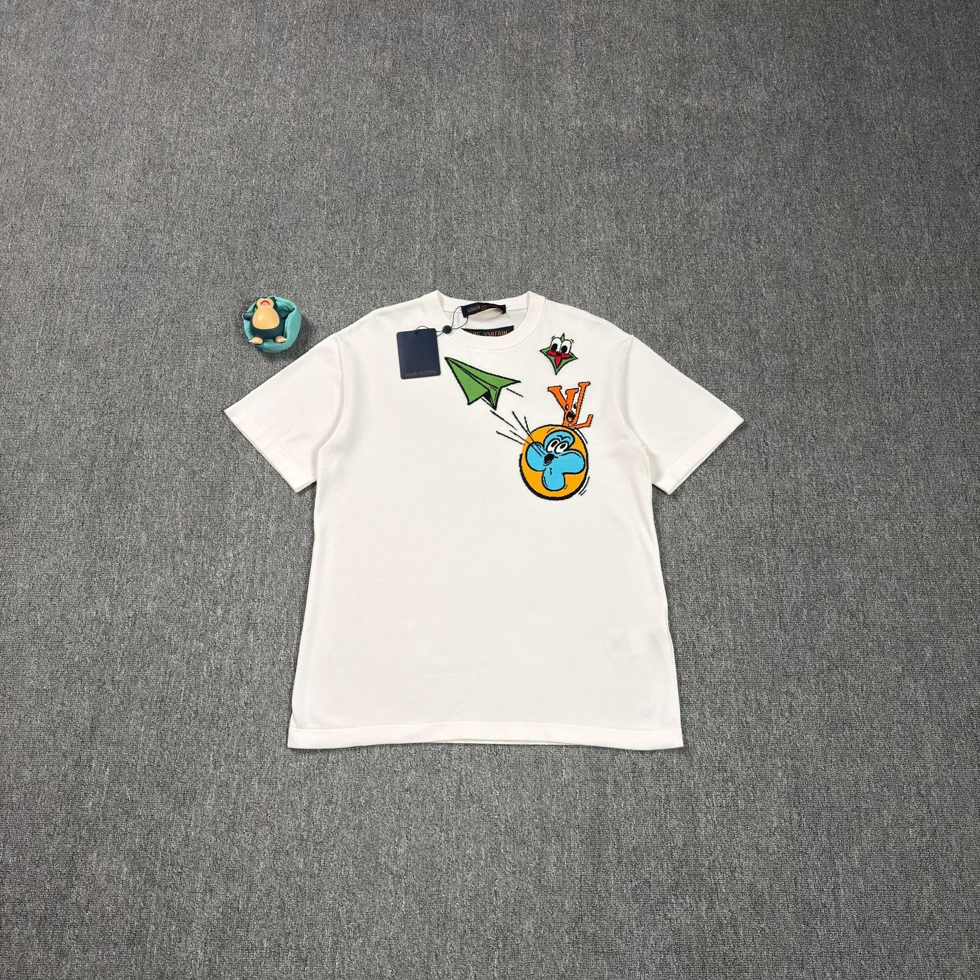 Louis Vuitton Louis Vuitton Airplane Graphic Knit T-Shirt S Size US S / EU 44-46 / 1 - 1 Thumbnail