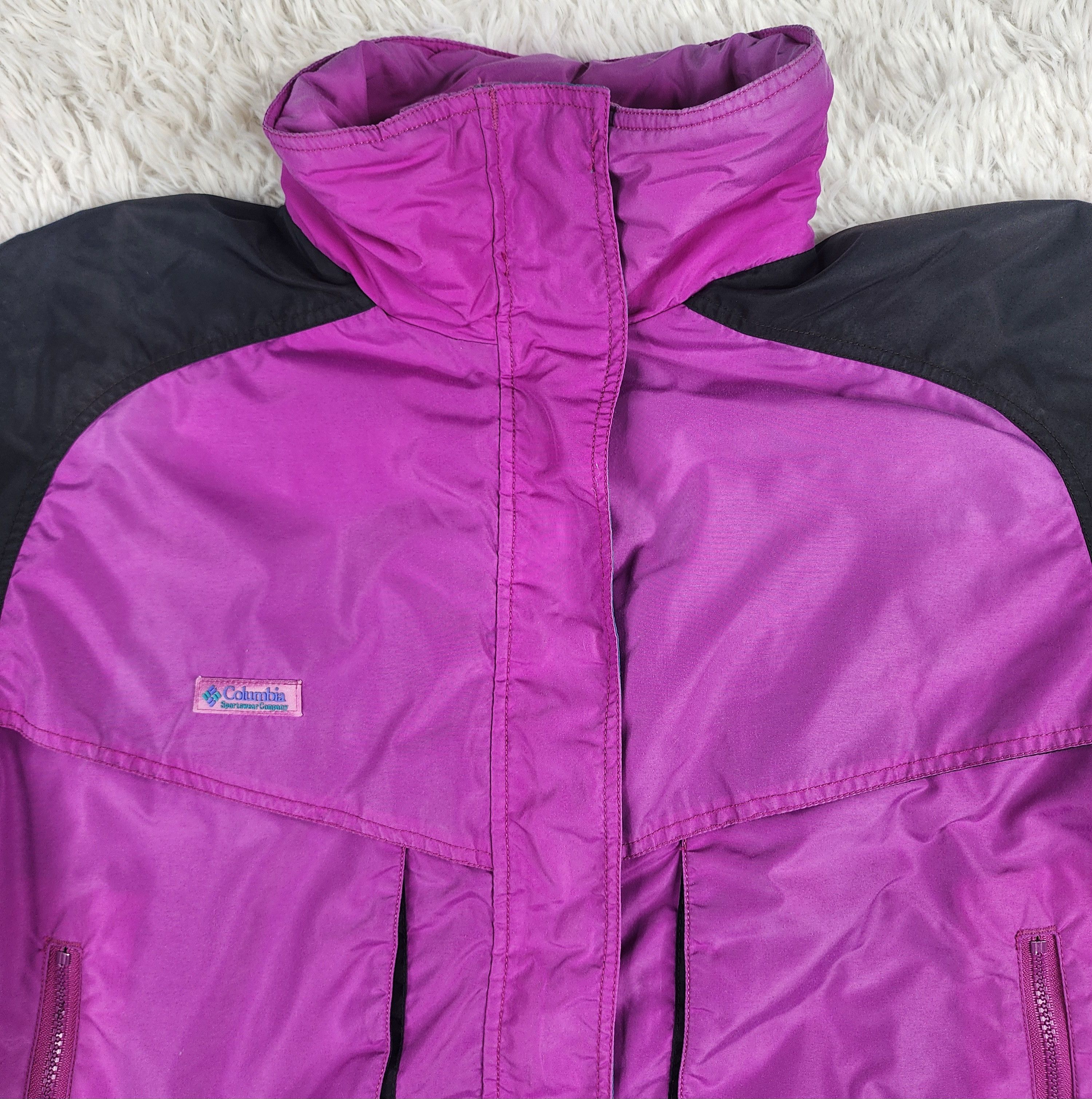 Columbia Vintage Columbia Powder Ked woman windbreaker jacket Size L / US 10 / IT 46 - 5 Thumbnail