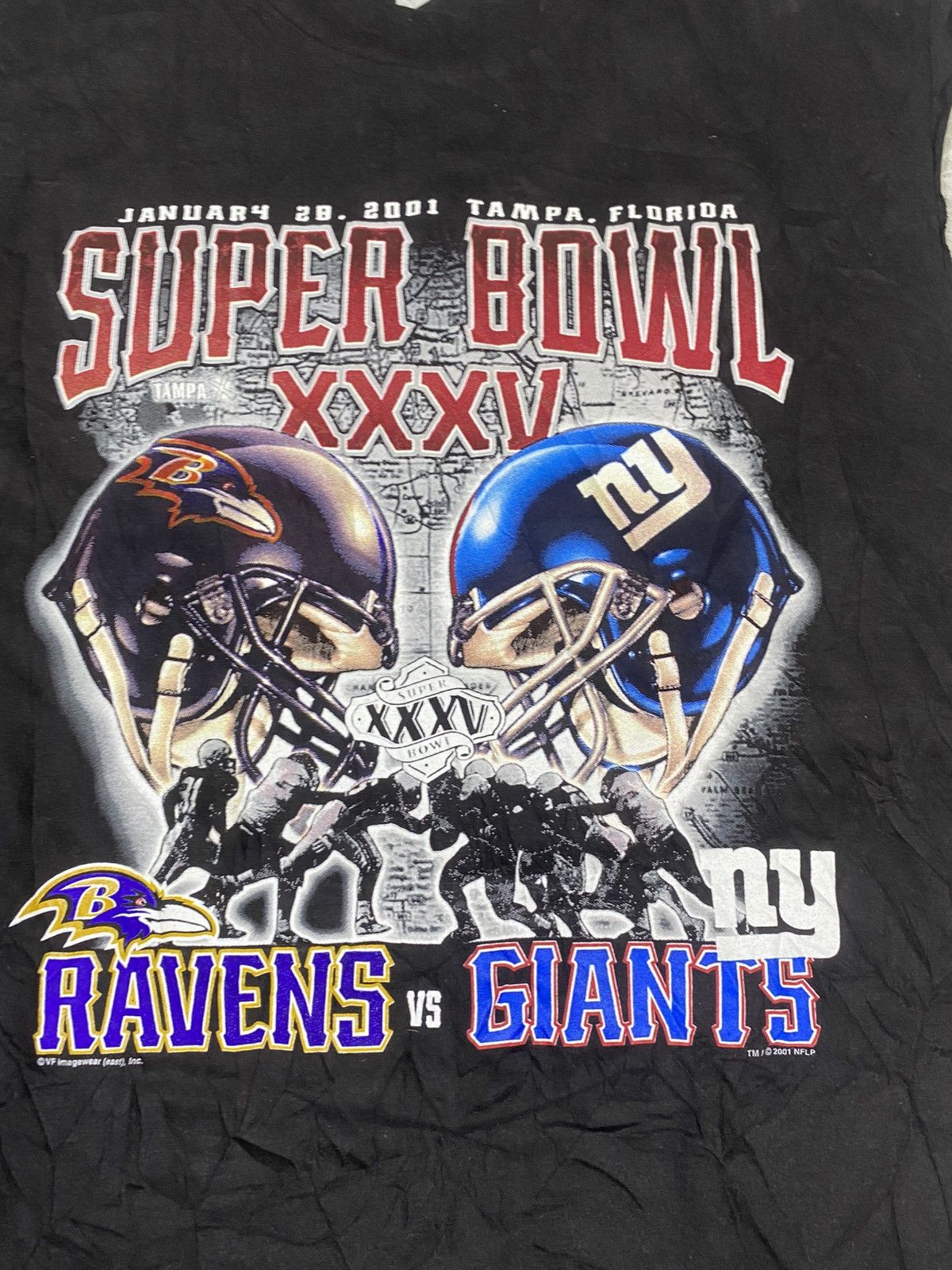 Vintage Super bowl RAVEN VS gaint size m big logo 3314 Size US M / EU 48-50 / 2 - 3 Thumbnail
